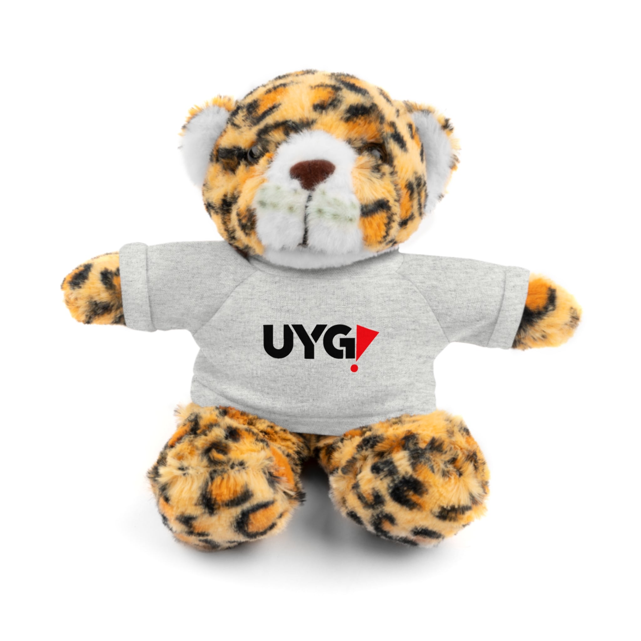 Plush Bear with 'UYG!' Tee - Soft Cuddly Stuffed Animal Gift