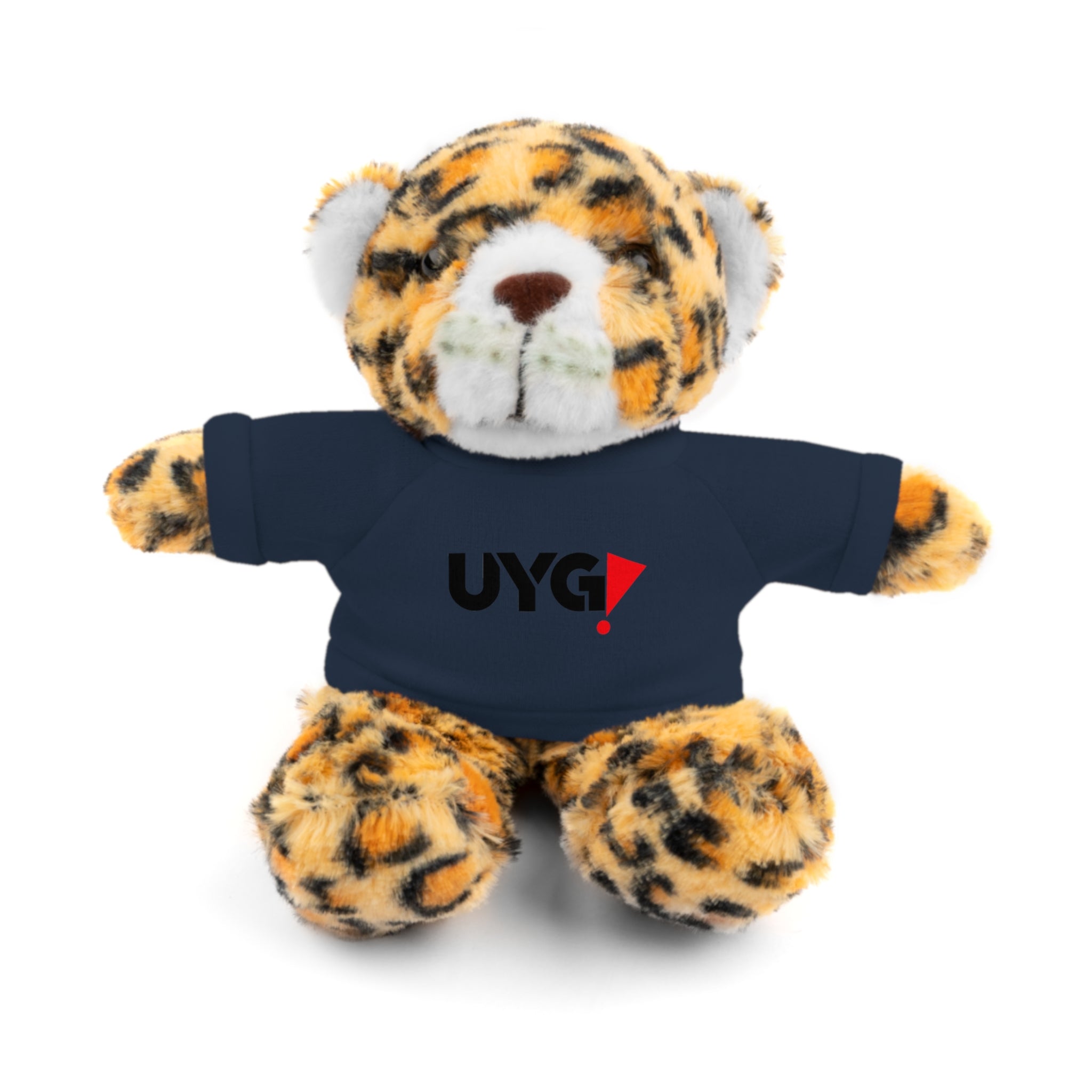 Plush Bear with 'UYG!' Tee - Soft Cuddly Stuffed Animal Gift