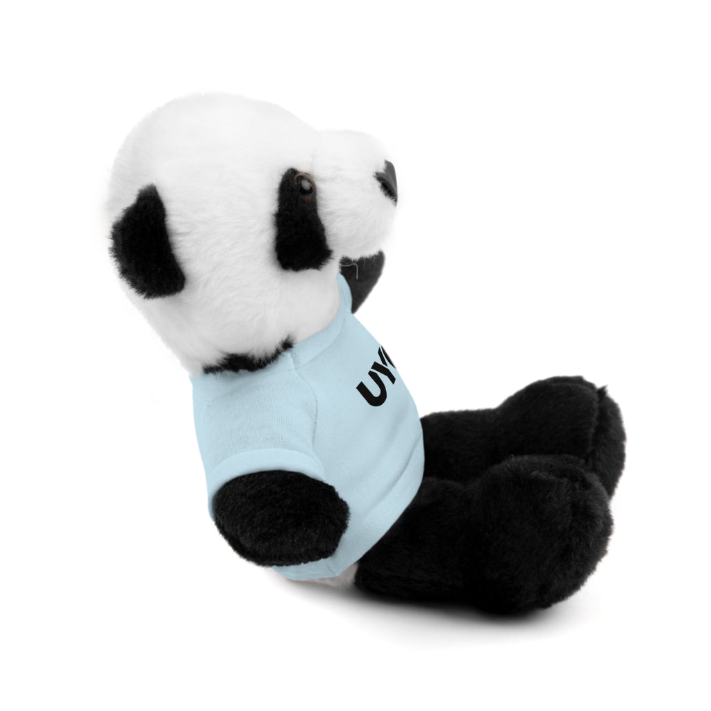 Plush Bear with 'UYG!' Tee - Soft Cuddly Stuffed Animal Gift