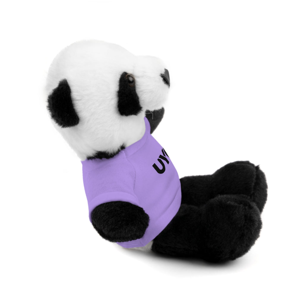 Plush Bear with 'UYG!' Tee - Soft Cuddly Stuffed Animal Gift