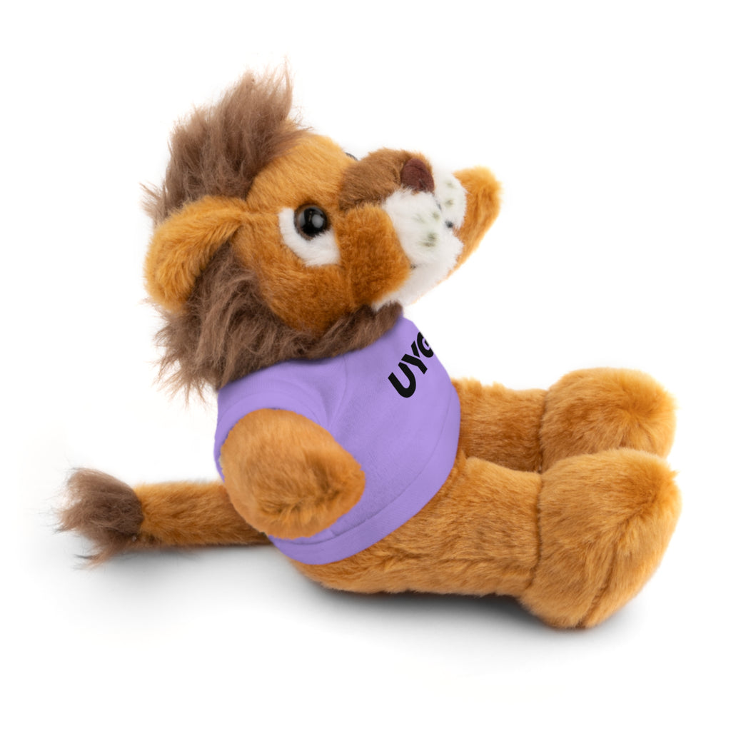 Plush Bear with 'UYG!' Tee - Soft Cuddly Stuffed Animal Gift