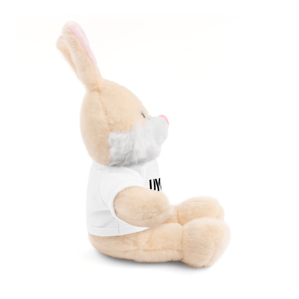 Plush Bear with 'UYG!' Tee - Soft Cuddly Stuffed Animal Gift