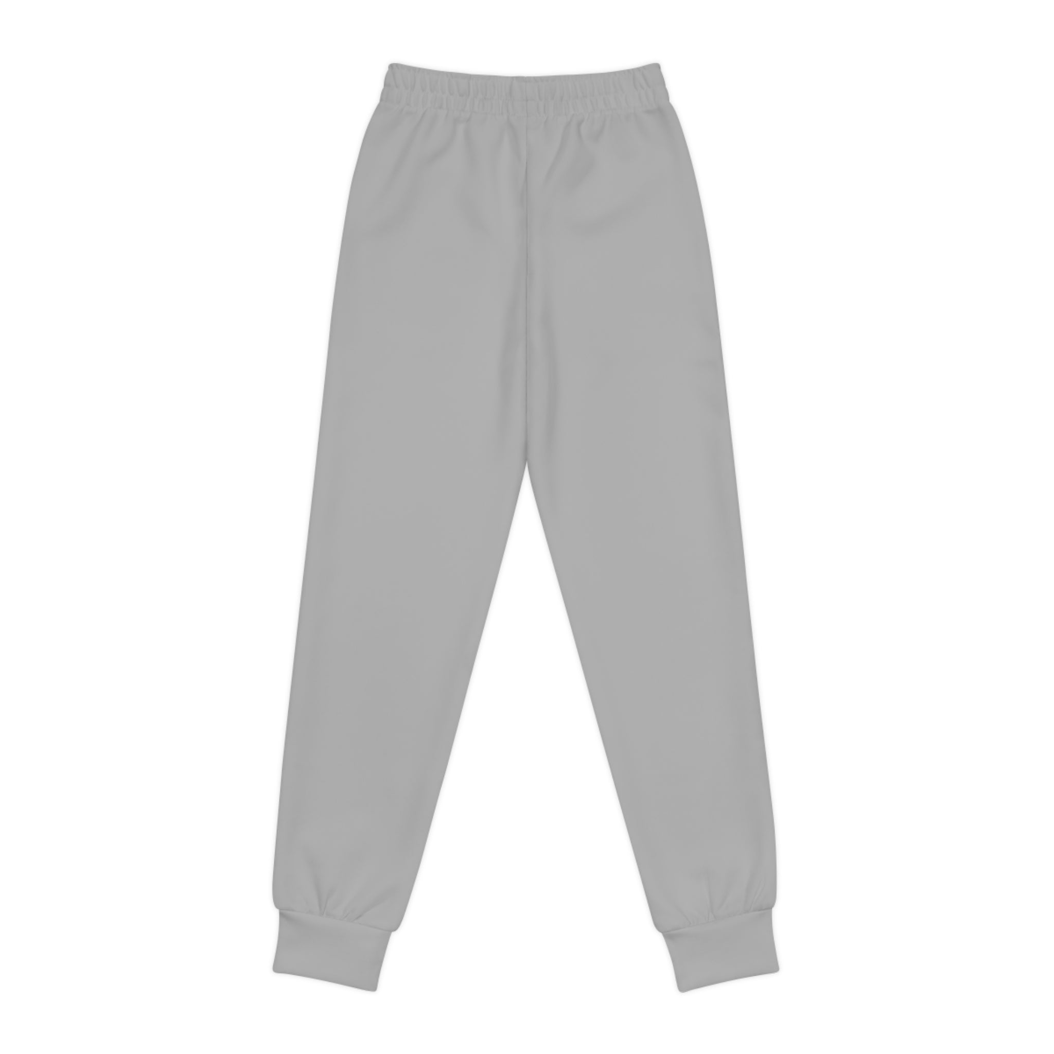 Youth Joggers with UYG Bold Logo — Gray Athletic Sweatpants for Kids