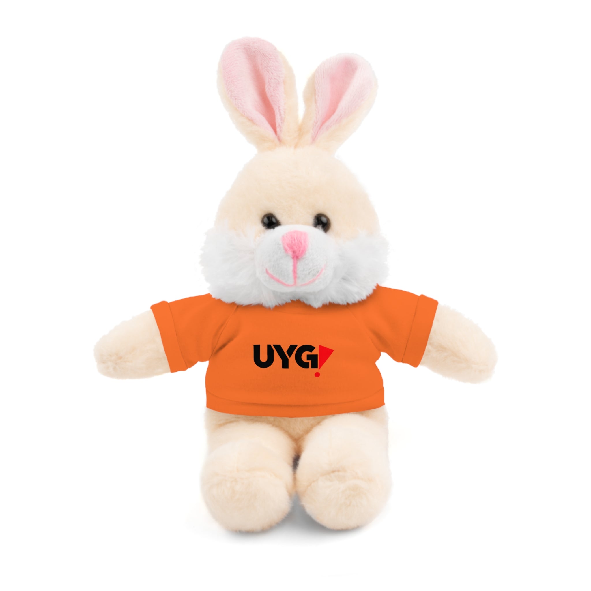 Plush Bear with 'UYG!' Tee - Soft Cuddly Stuffed Animal Gift