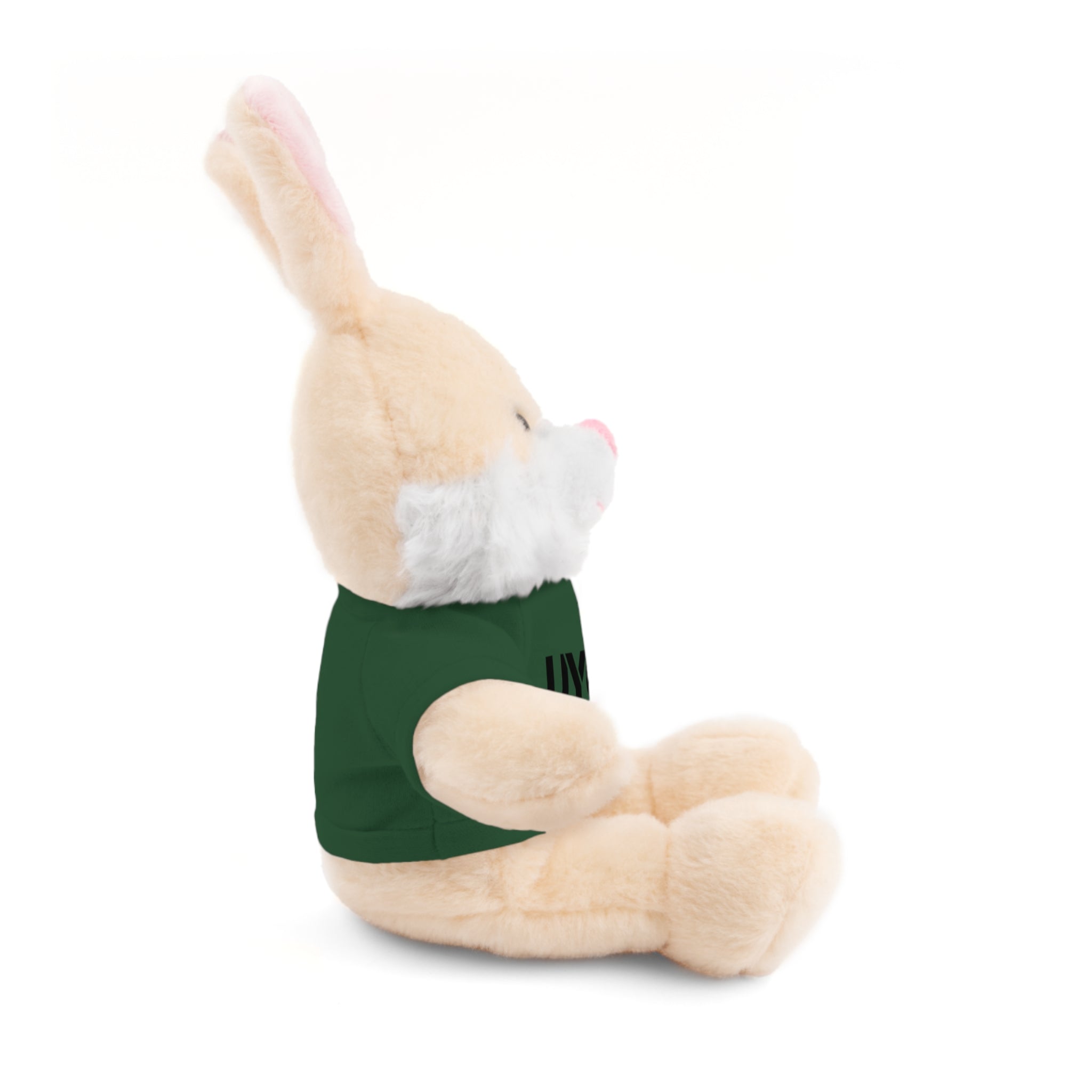 Plush Bear with 'UYG!' Tee - Soft Cuddly Stuffed Animal Gift
