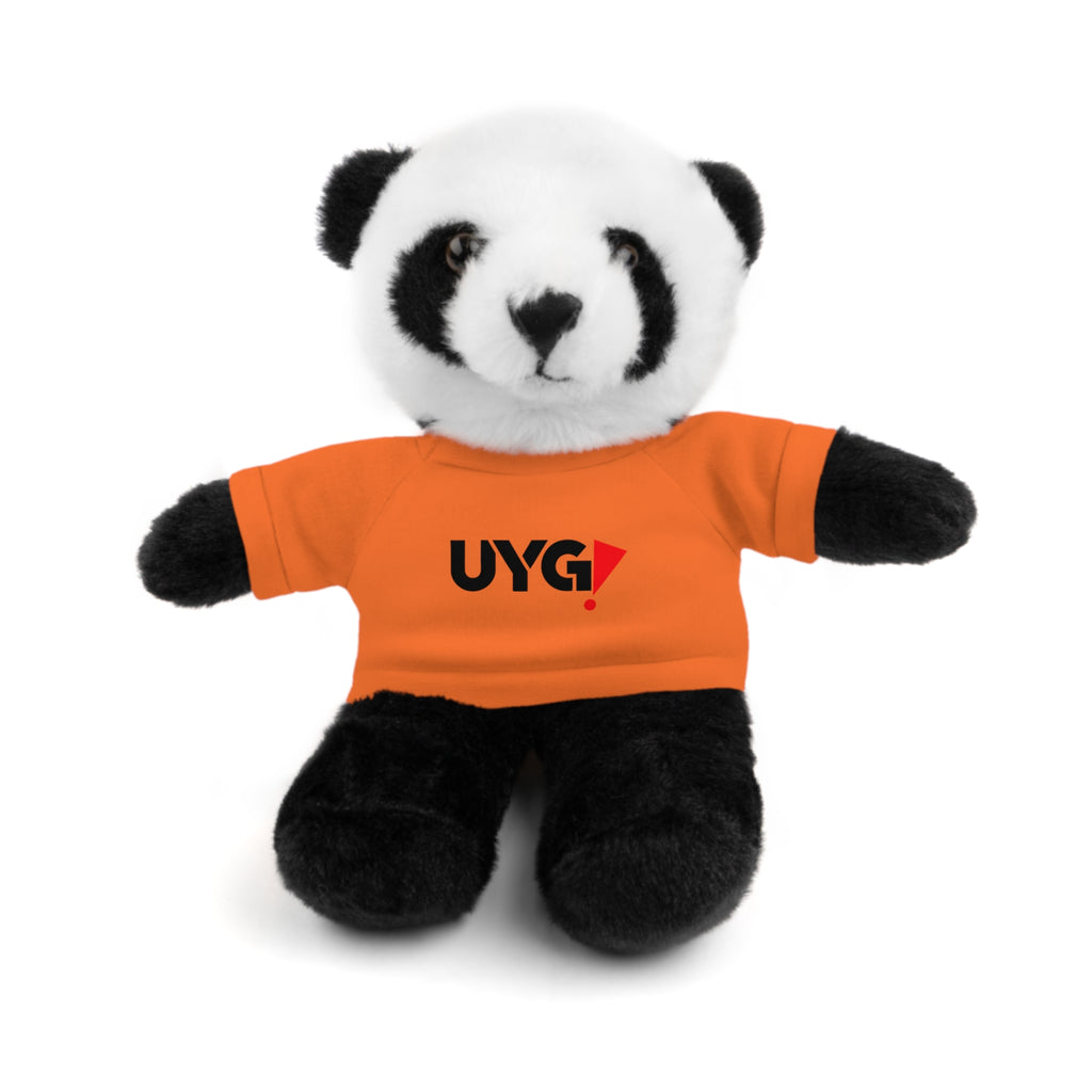 Plush Bear with 'UYG!' Tee - Soft Cuddly Stuffed Animal Gift