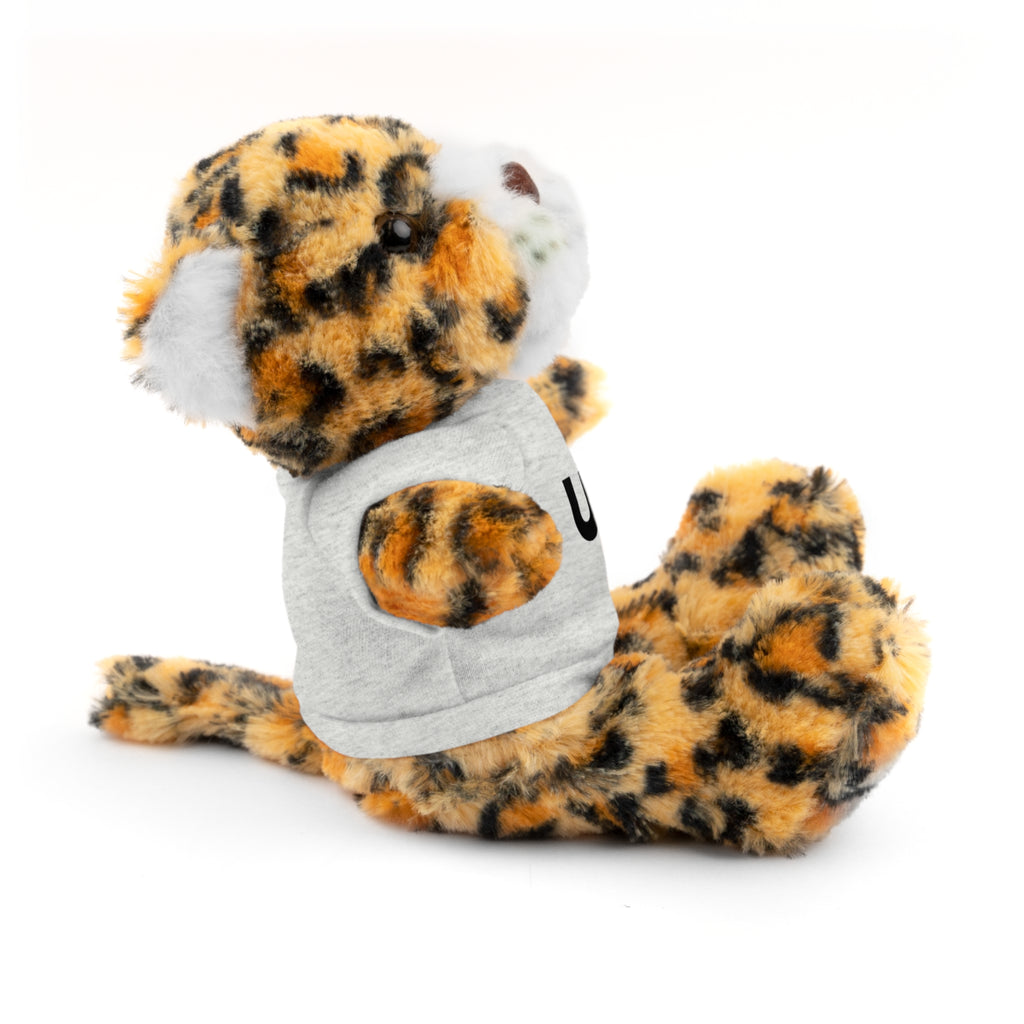 Plush Bear with 'UYG!' Tee - Soft Cuddly Stuffed Animal Gift
