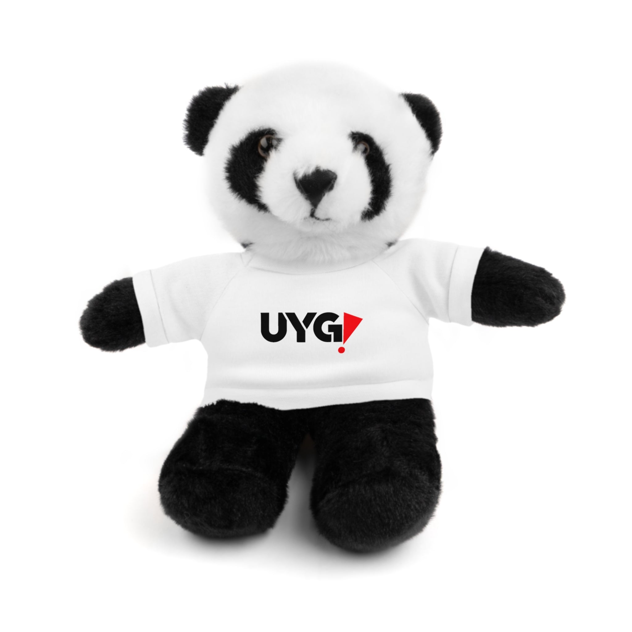 Plush Bear with 'UYG!' Tee - Soft Cuddly Stuffed Animal Gift