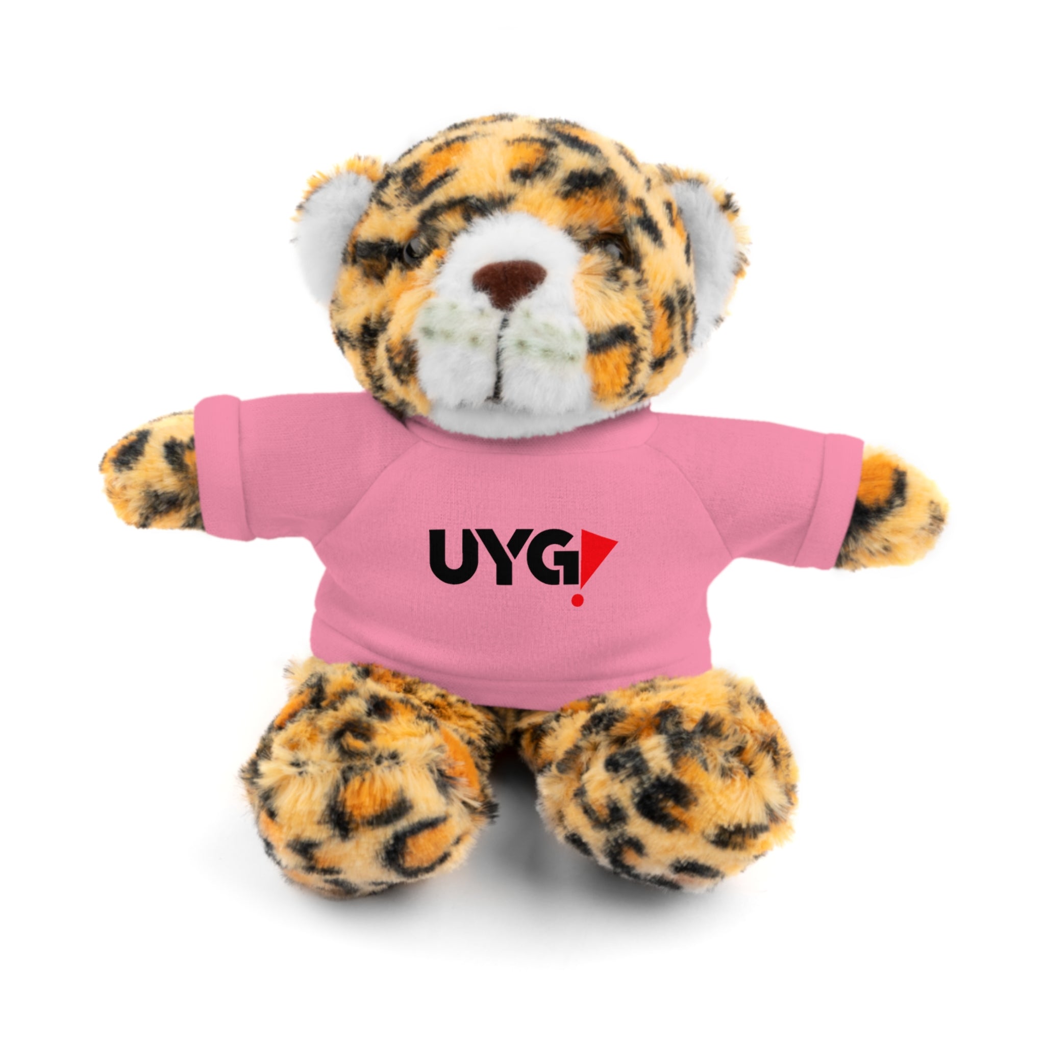 Plush Bear with 'UYG!' Tee - Soft Cuddly Stuffed Animal Gift