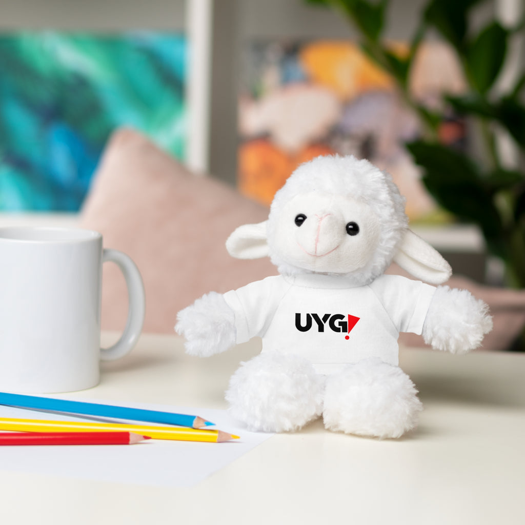 Plush Bear with 'UYG!' Tee - Soft Cuddly Stuffed Animal Gift