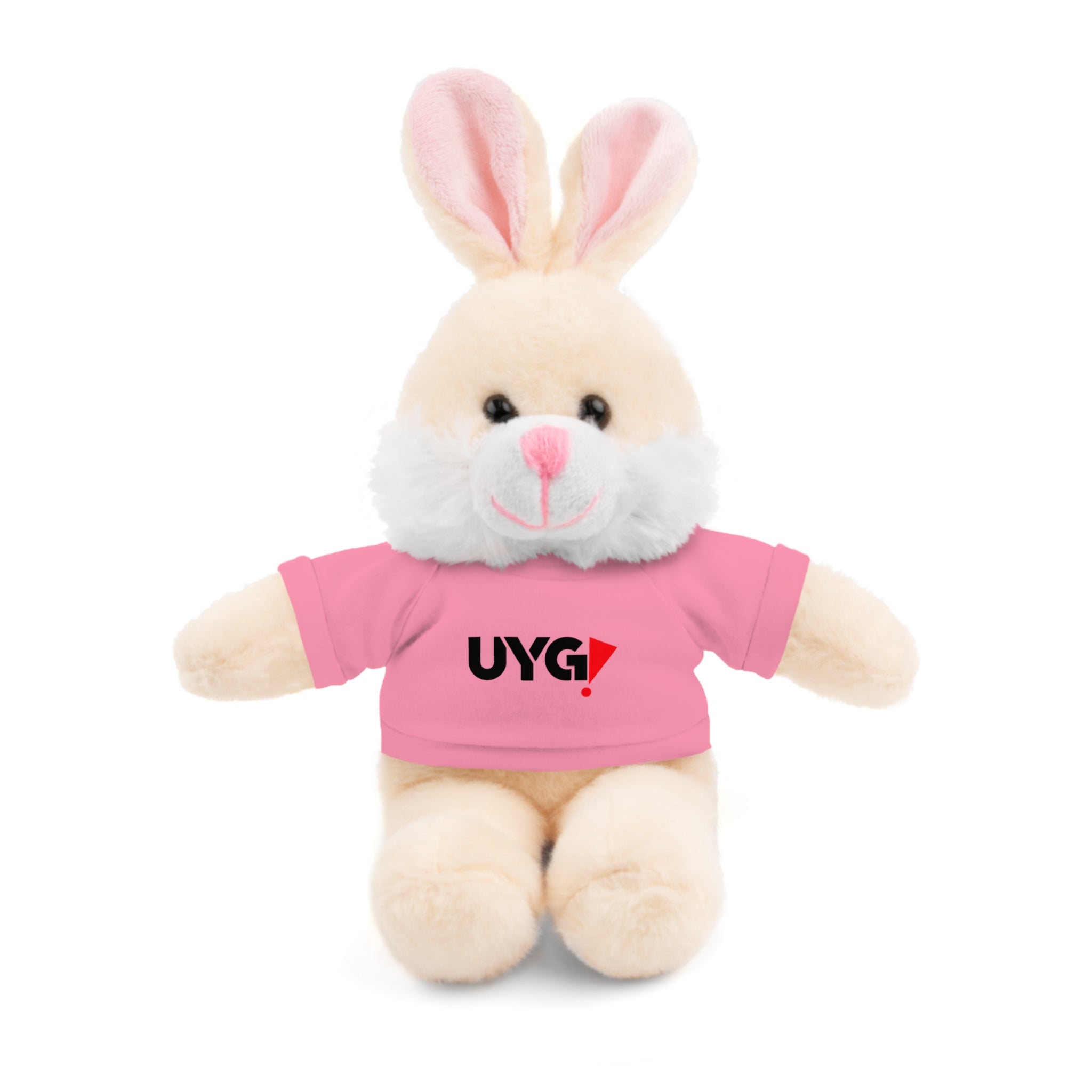 Plush Bear with 'UYG!' Tee - Soft Cuddly Stuffed Animal Gift