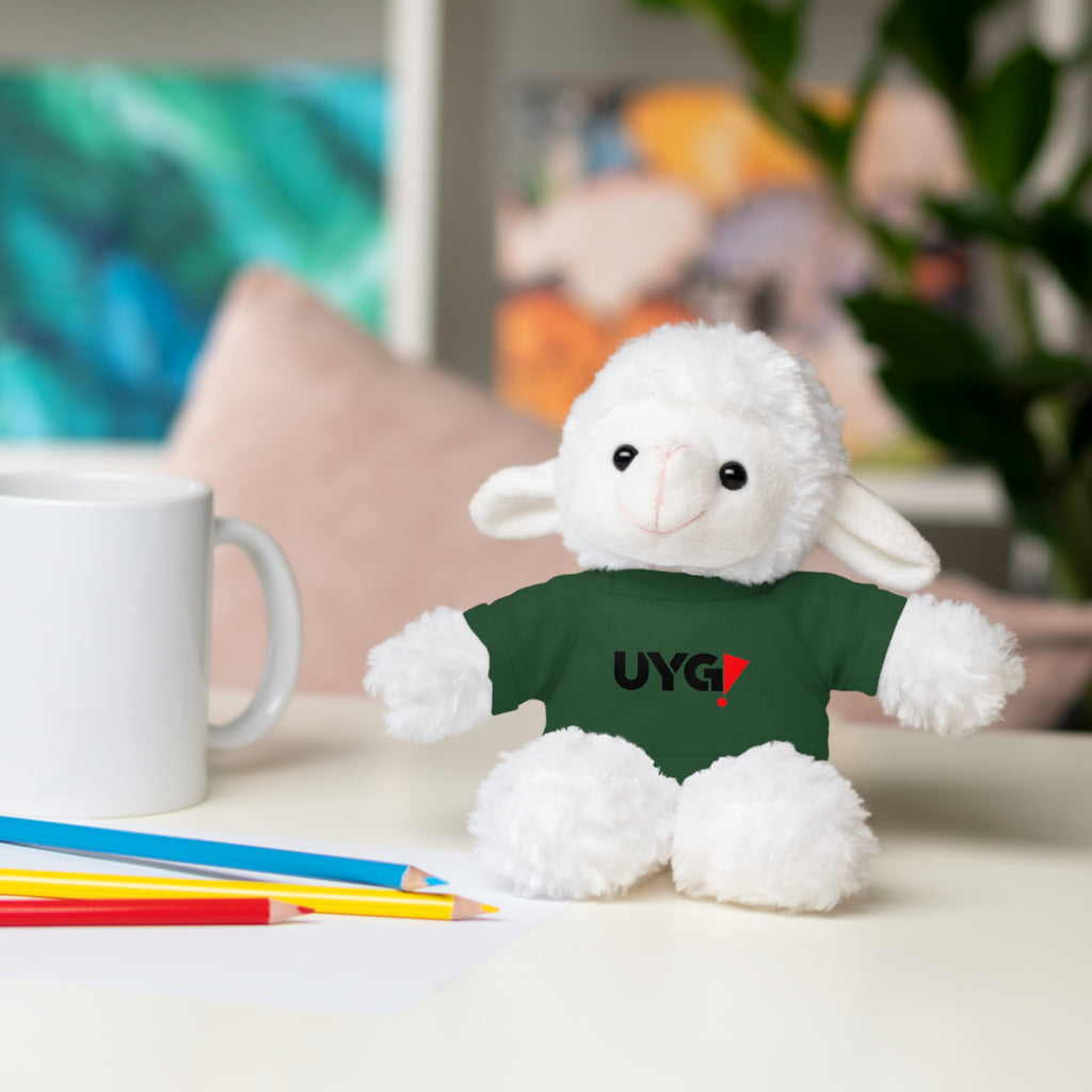 Plush Bear with 'UYG!' Tee - Soft Cuddly Stuffed Animal Gift