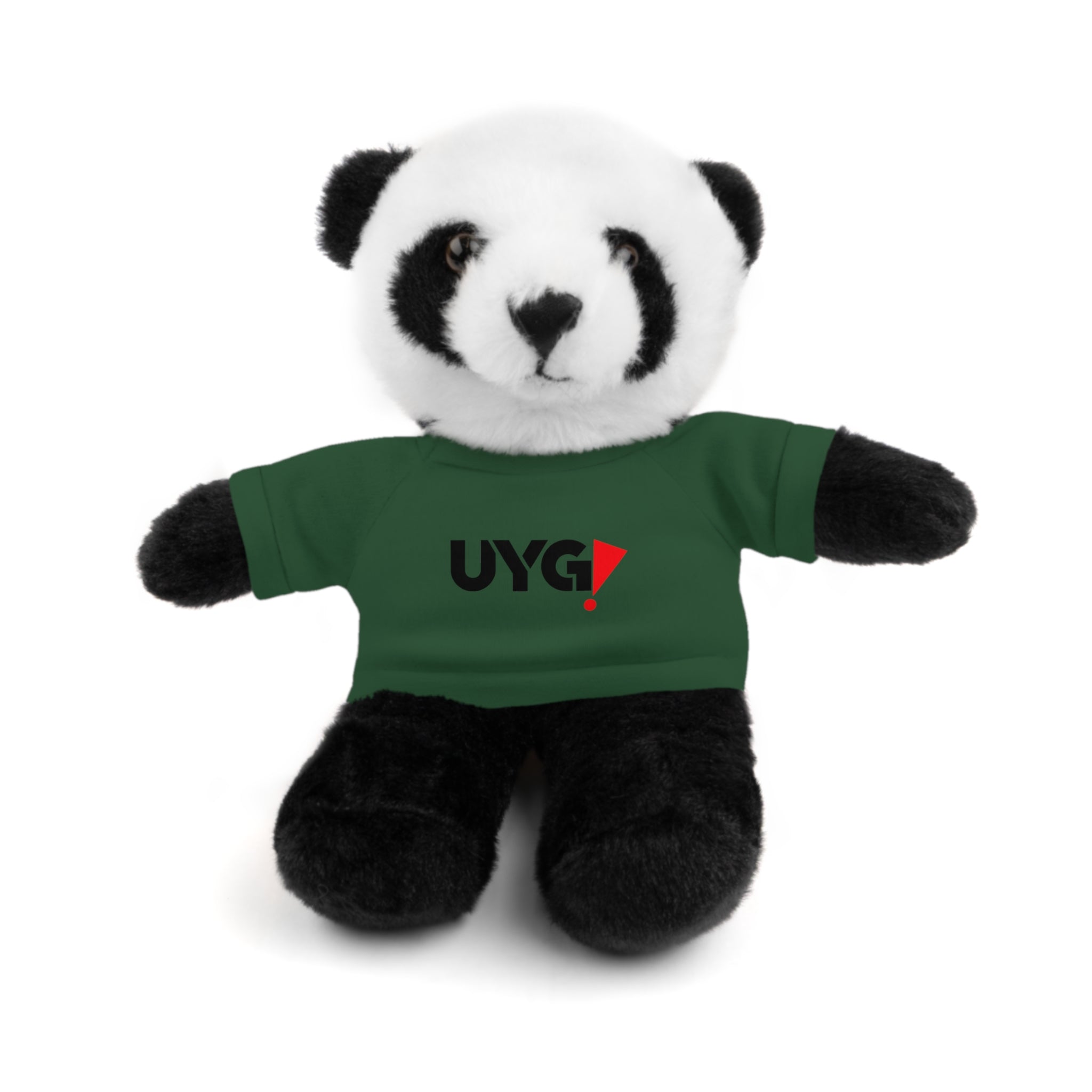 Plush Bear with 'UYG!' Tee - Soft Cuddly Stuffed Animal Gift