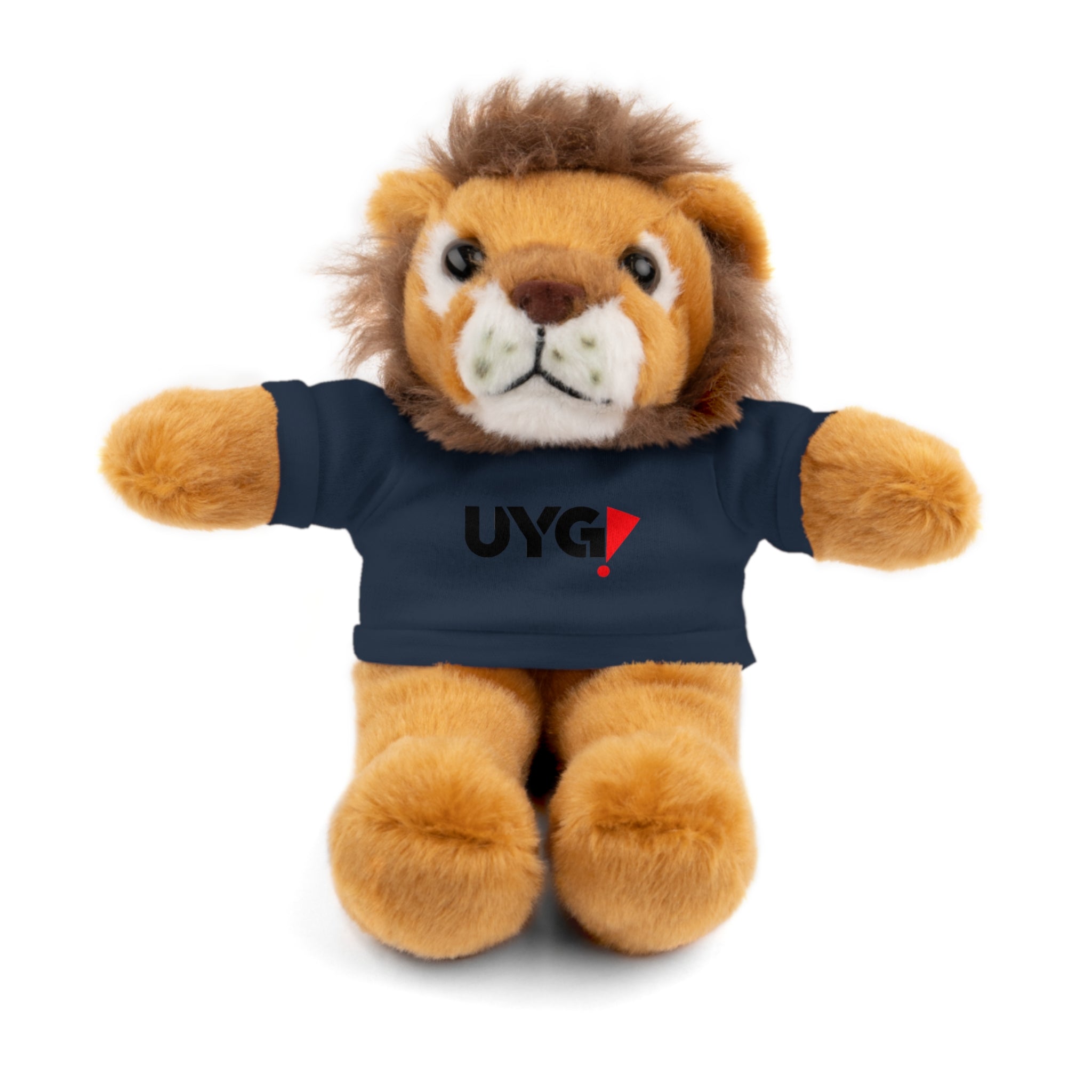 Plush Bear with 'UYG!' Tee - Soft Cuddly Stuffed Animal Gift