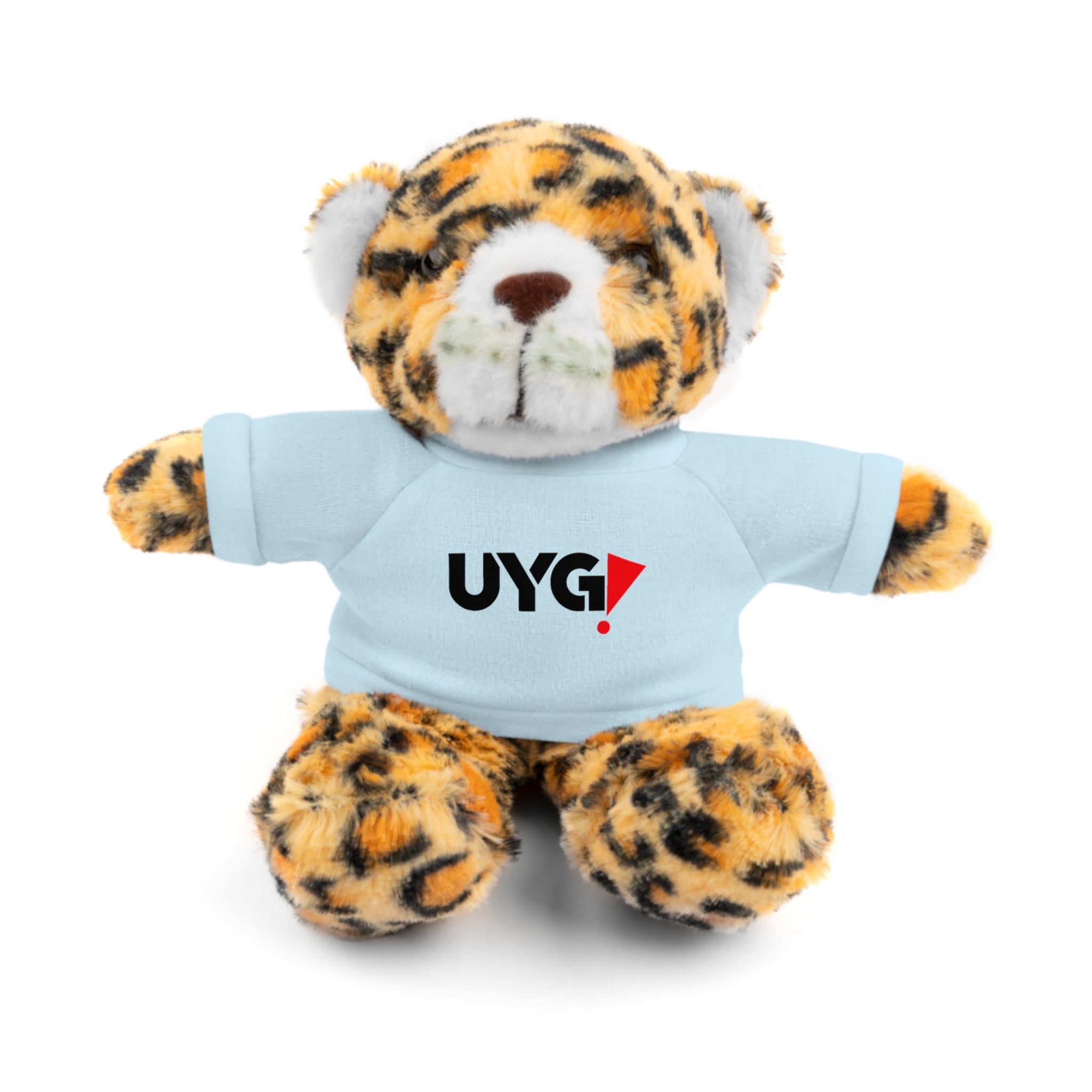 Plush Bear with 'UYG!' Tee - Soft Cuddly Stuffed Animal Gift