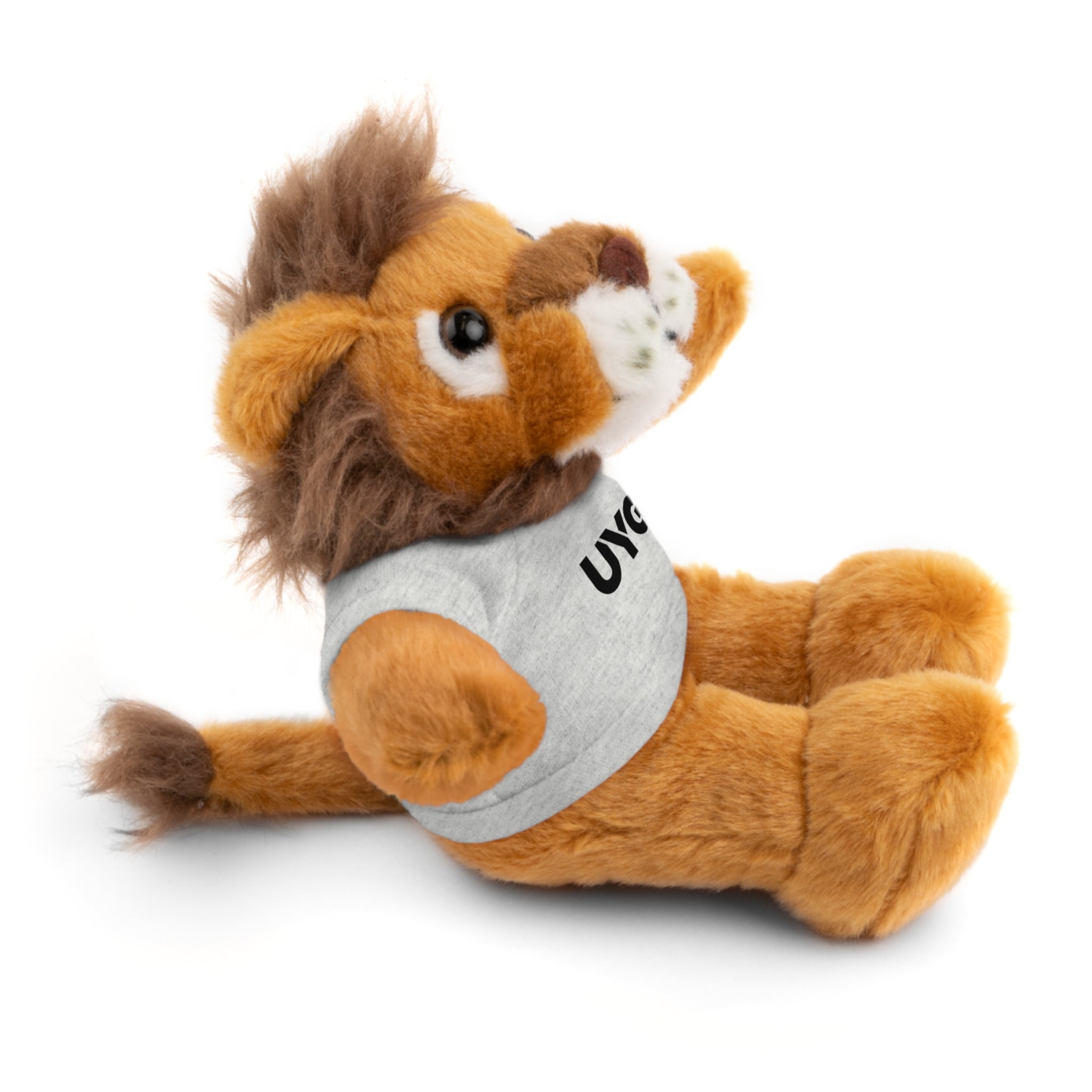 Plush Bear with 'UYG!' Tee - Soft Cuddly Stuffed Animal Gift