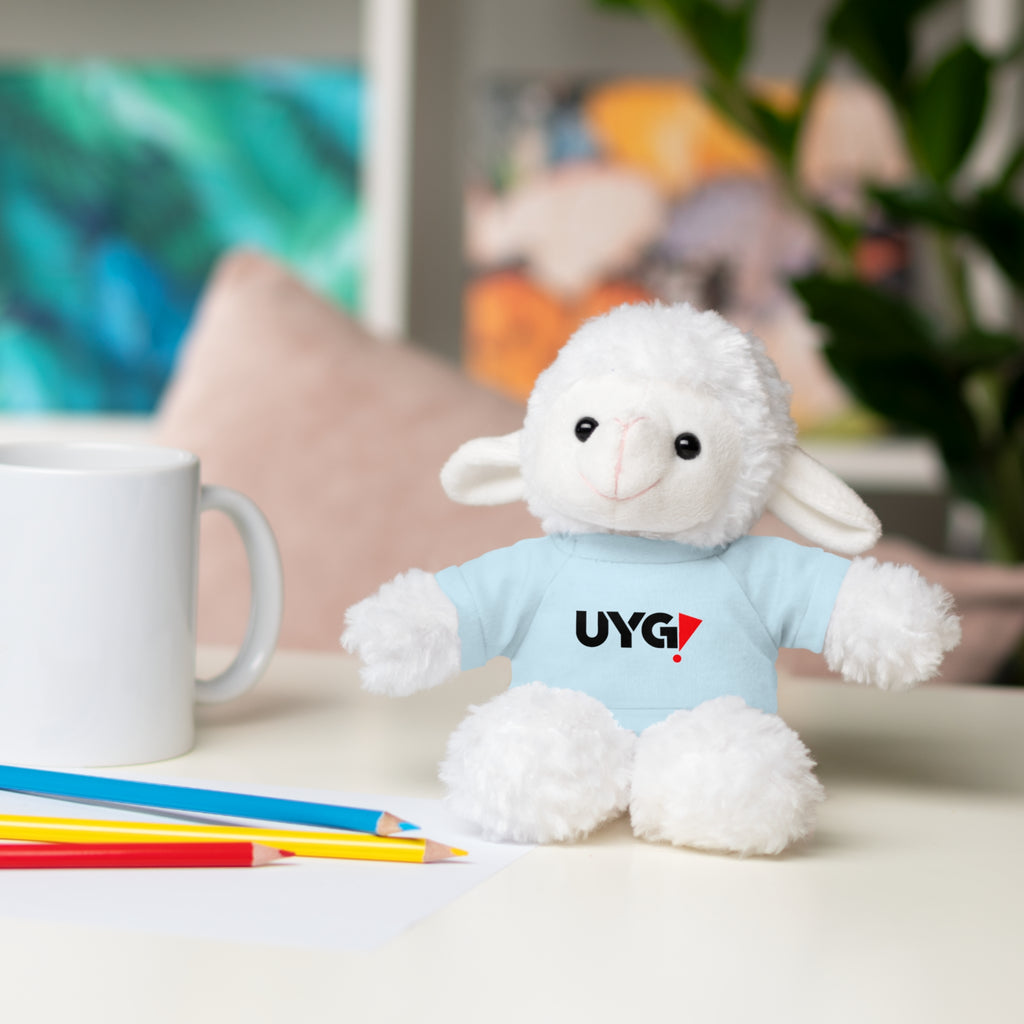 Plush Bear with 'UYG!' Tee - Soft Cuddly Stuffed Animal Gift