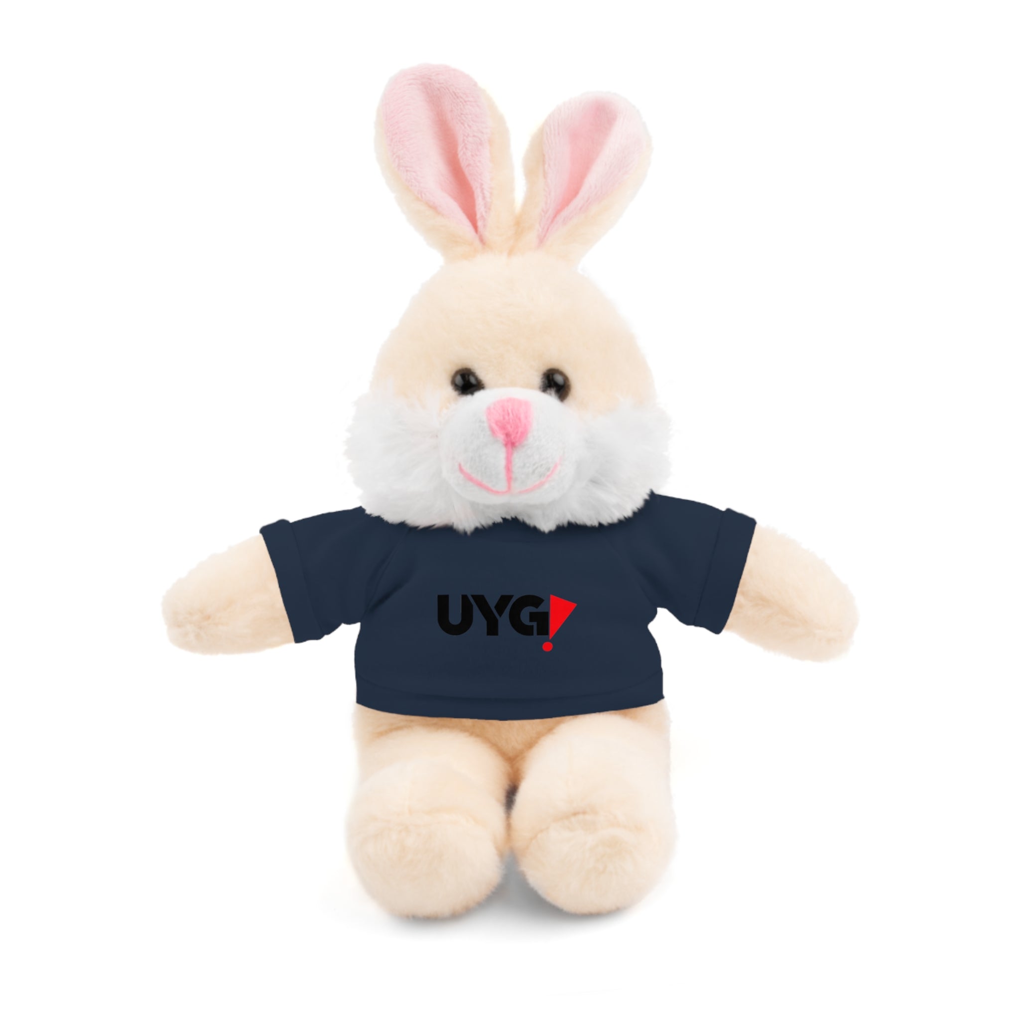 Plush Bear with 'UYG!' Tee - Soft Cuddly Stuffed Animal Gift