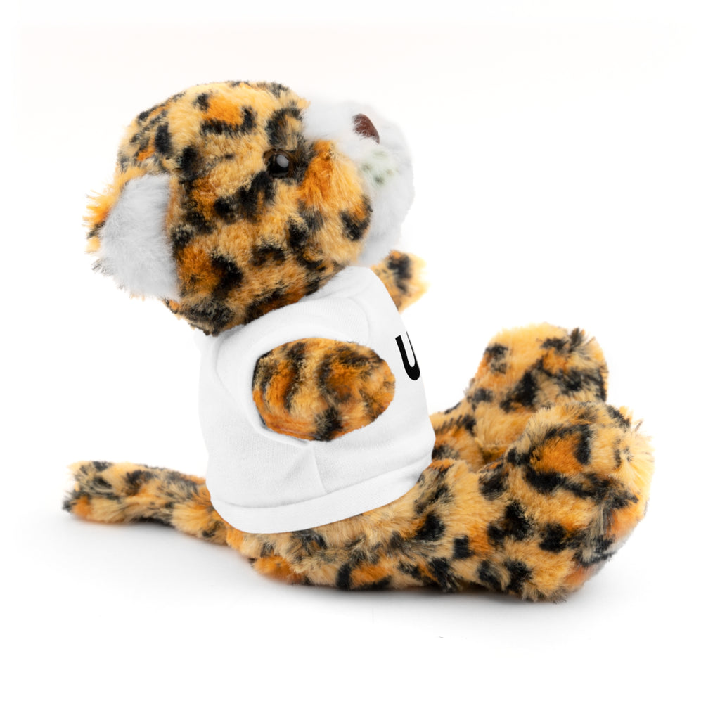 Plush Bear with 'UYG!' Tee - Soft Cuddly Stuffed Animal Gift