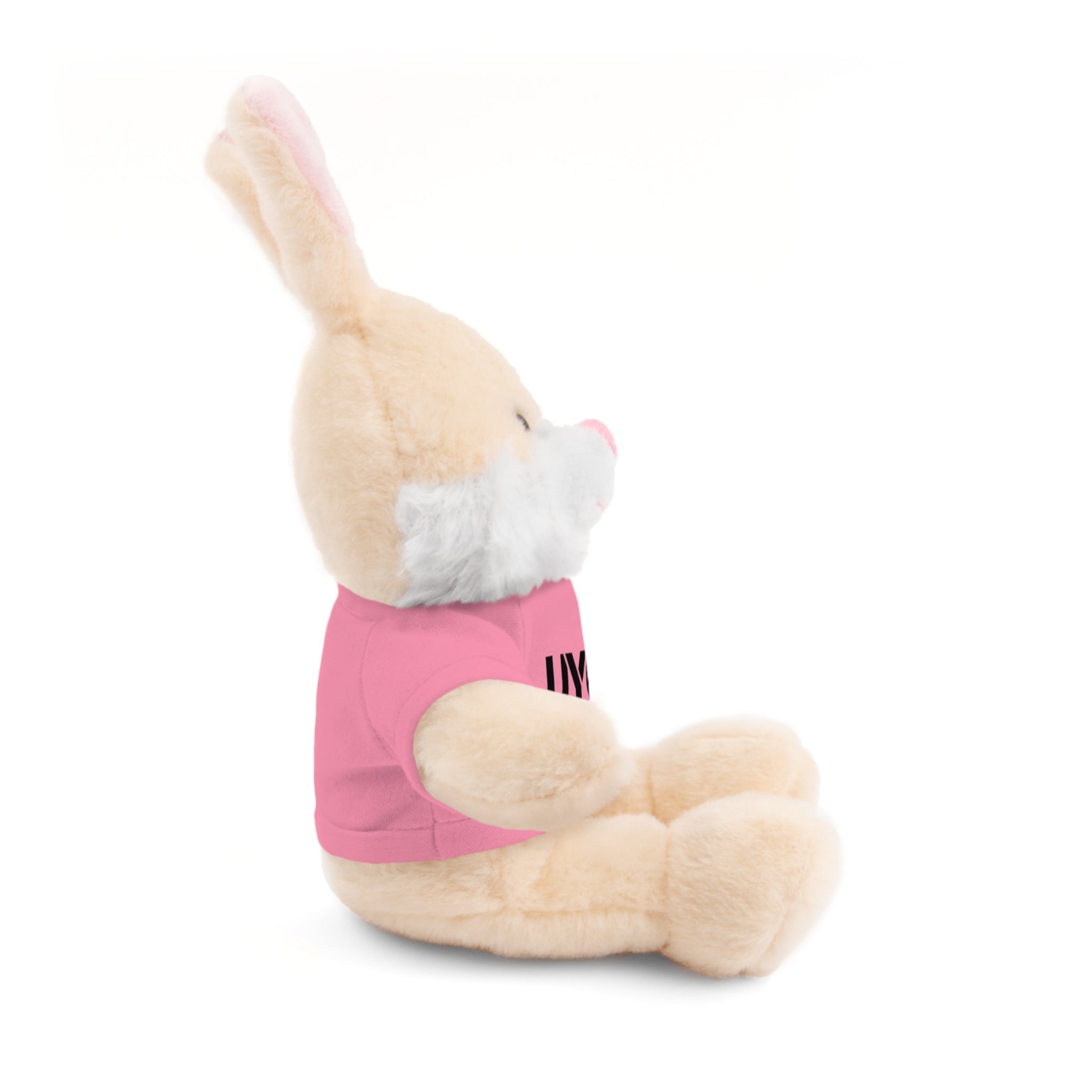 Plush Bear with 'UYG!' Tee - Soft Cuddly Stuffed Animal Gift