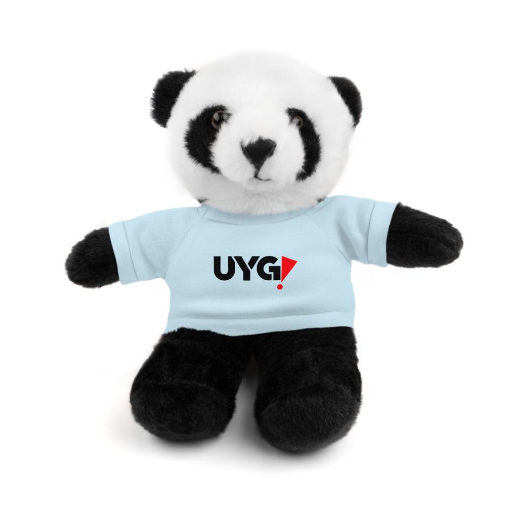 Plush Bear with 'UYG!' Tee - Soft Cuddly Stuffed Animal Gift