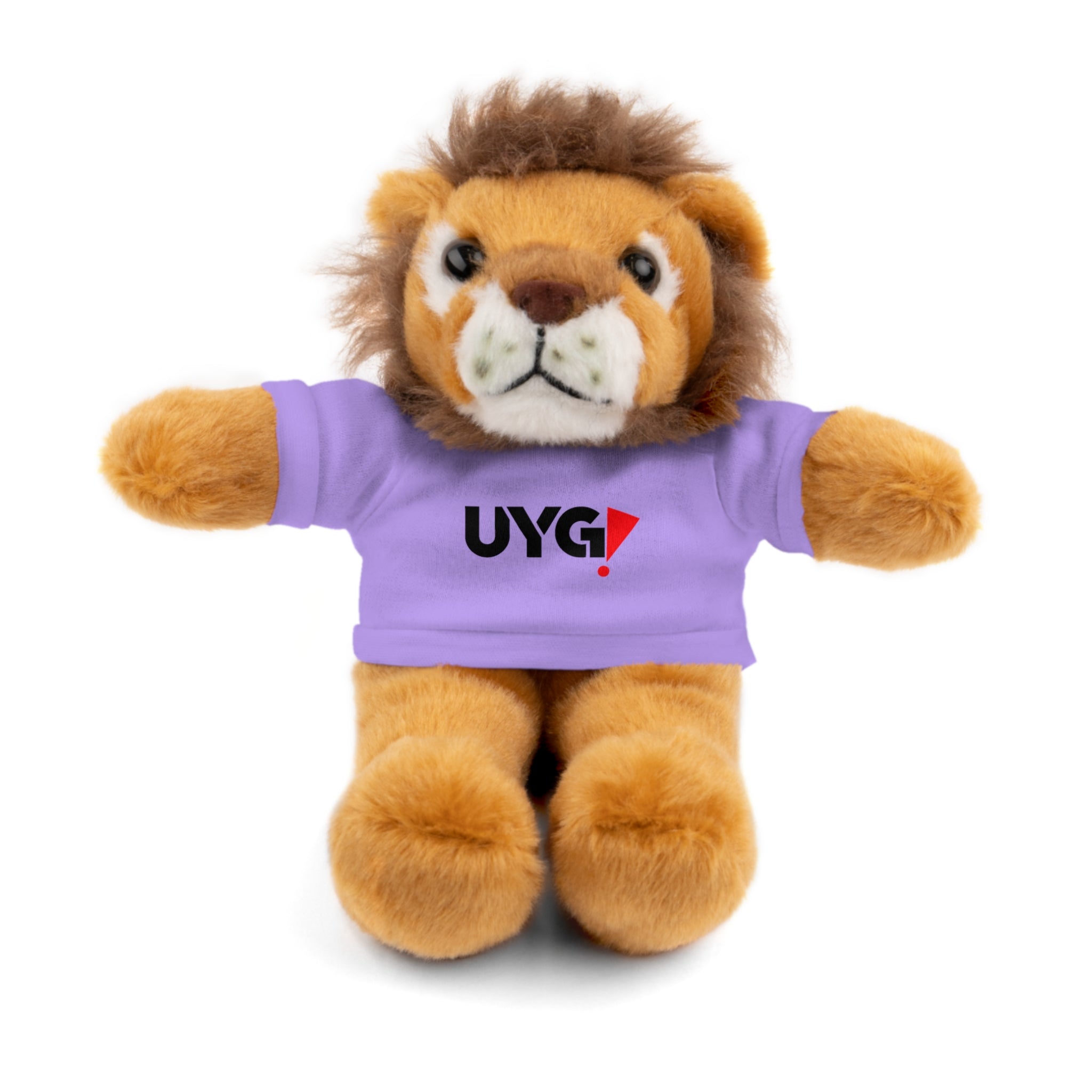 Plush Bear with 'UYG!' Tee - Soft Cuddly Stuffed Animal Gift