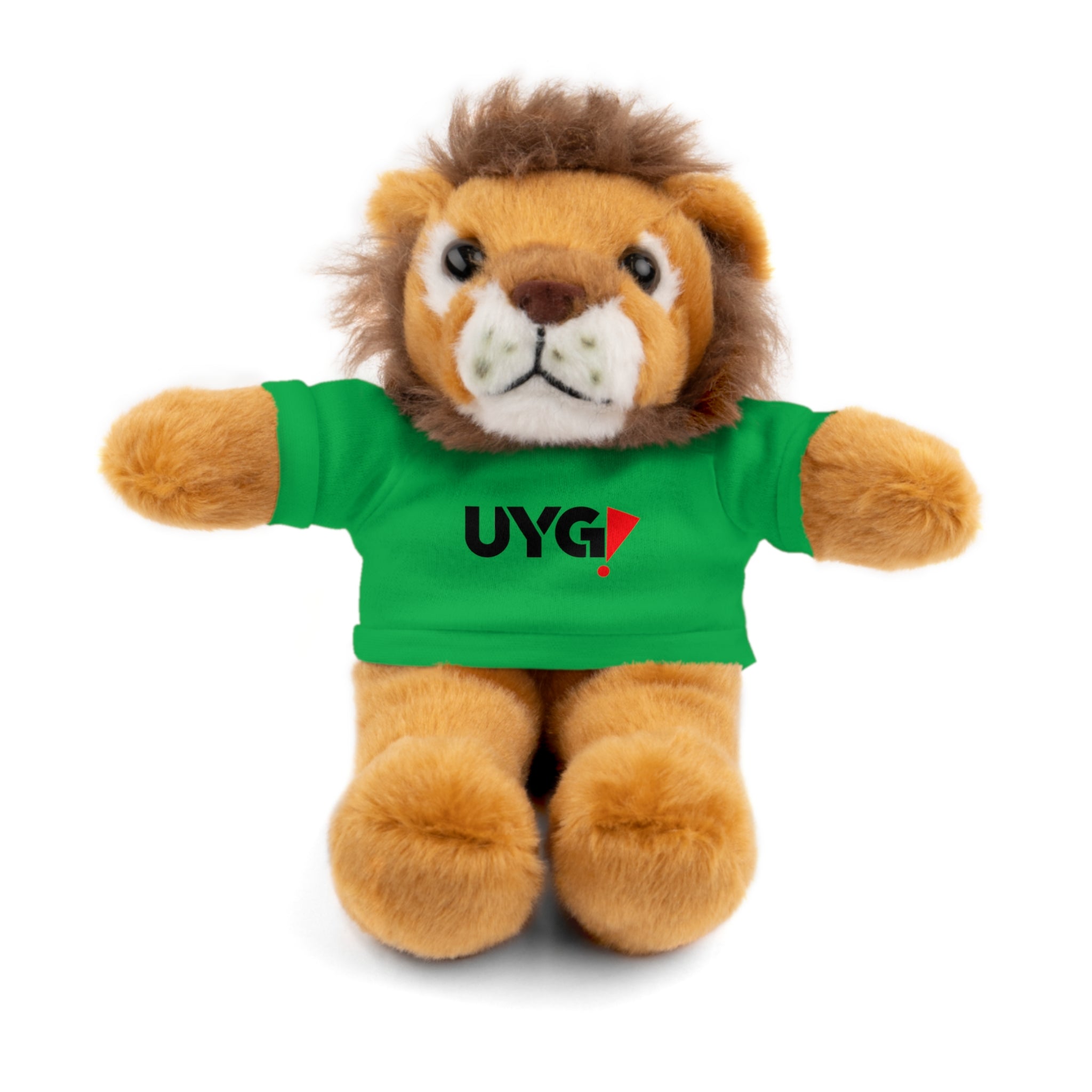 Plush Bear with 'UYG!' Tee - Soft Cuddly Stuffed Animal Gift