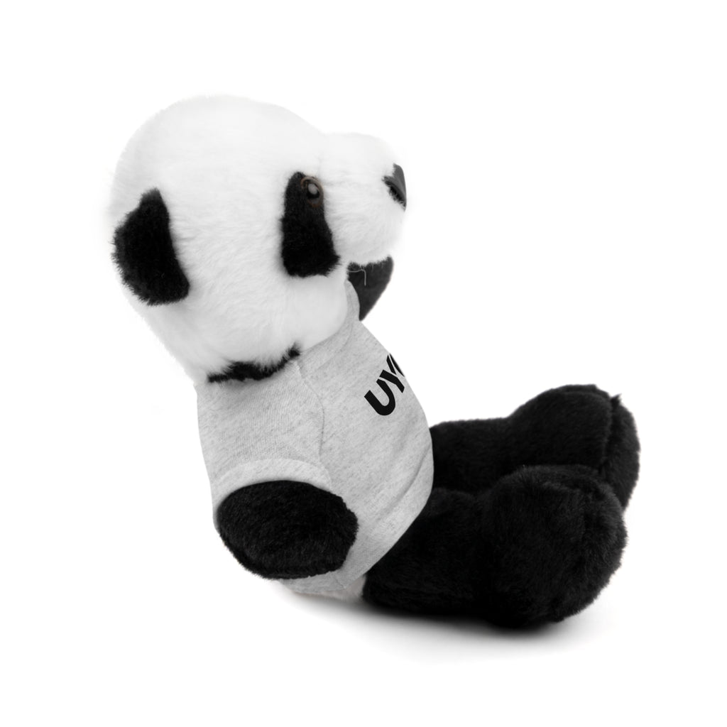 Plush Bear with 'UYG!' Tee - Soft Cuddly Stuffed Animal Gift