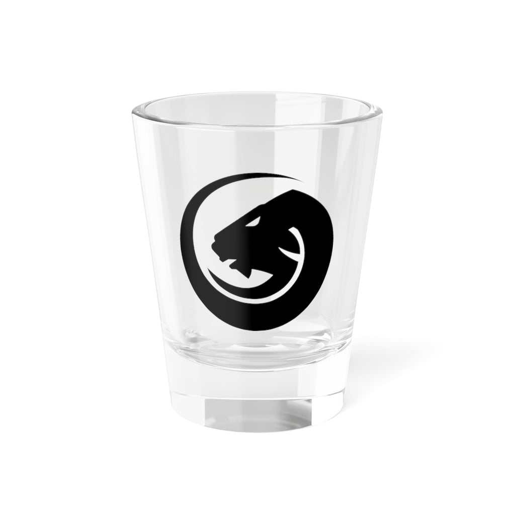 Panther Logo Shot Glass — 1.5oz Branded Shooter