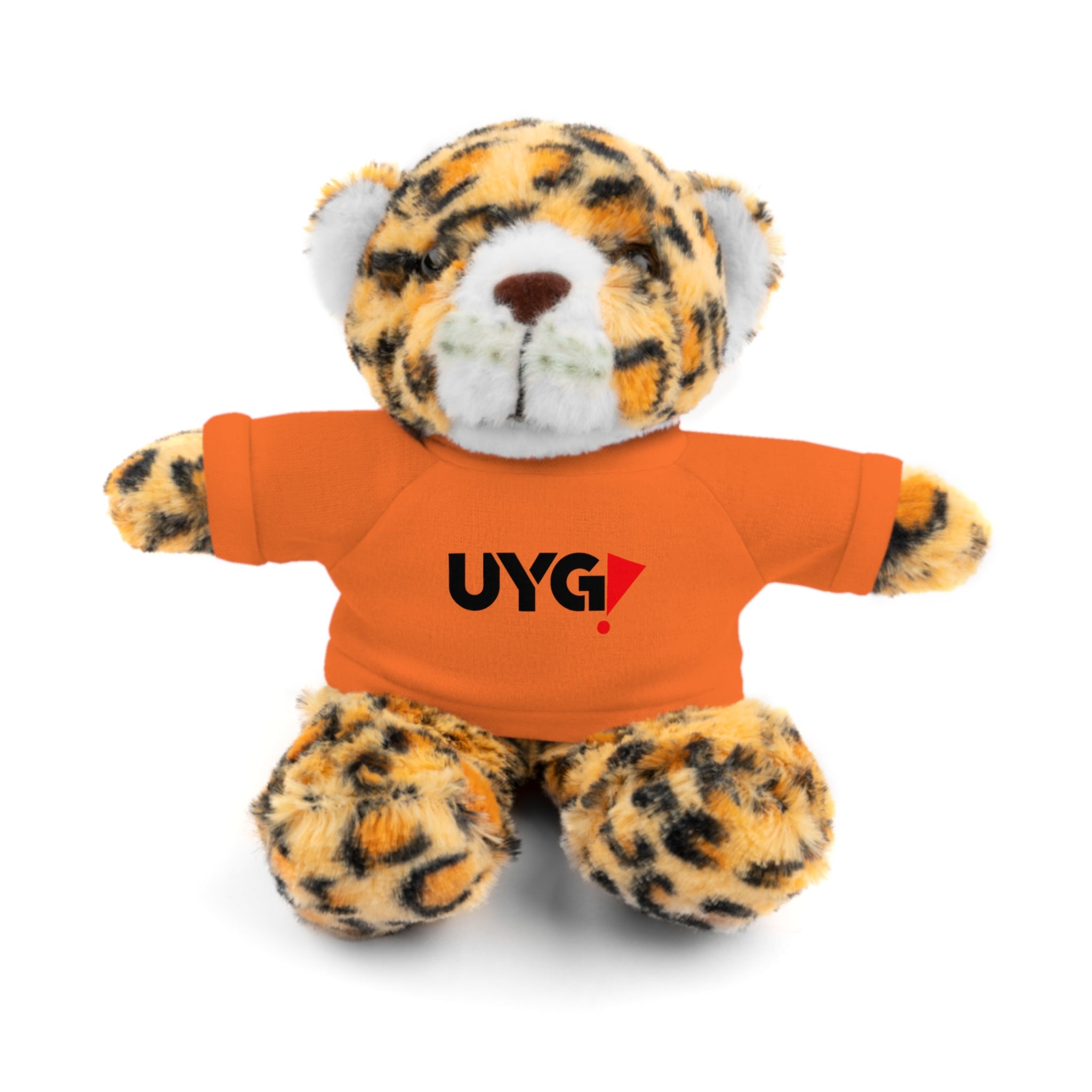 Plush Bear with 'UYG!' Tee - Soft Cuddly Stuffed Animal Gift