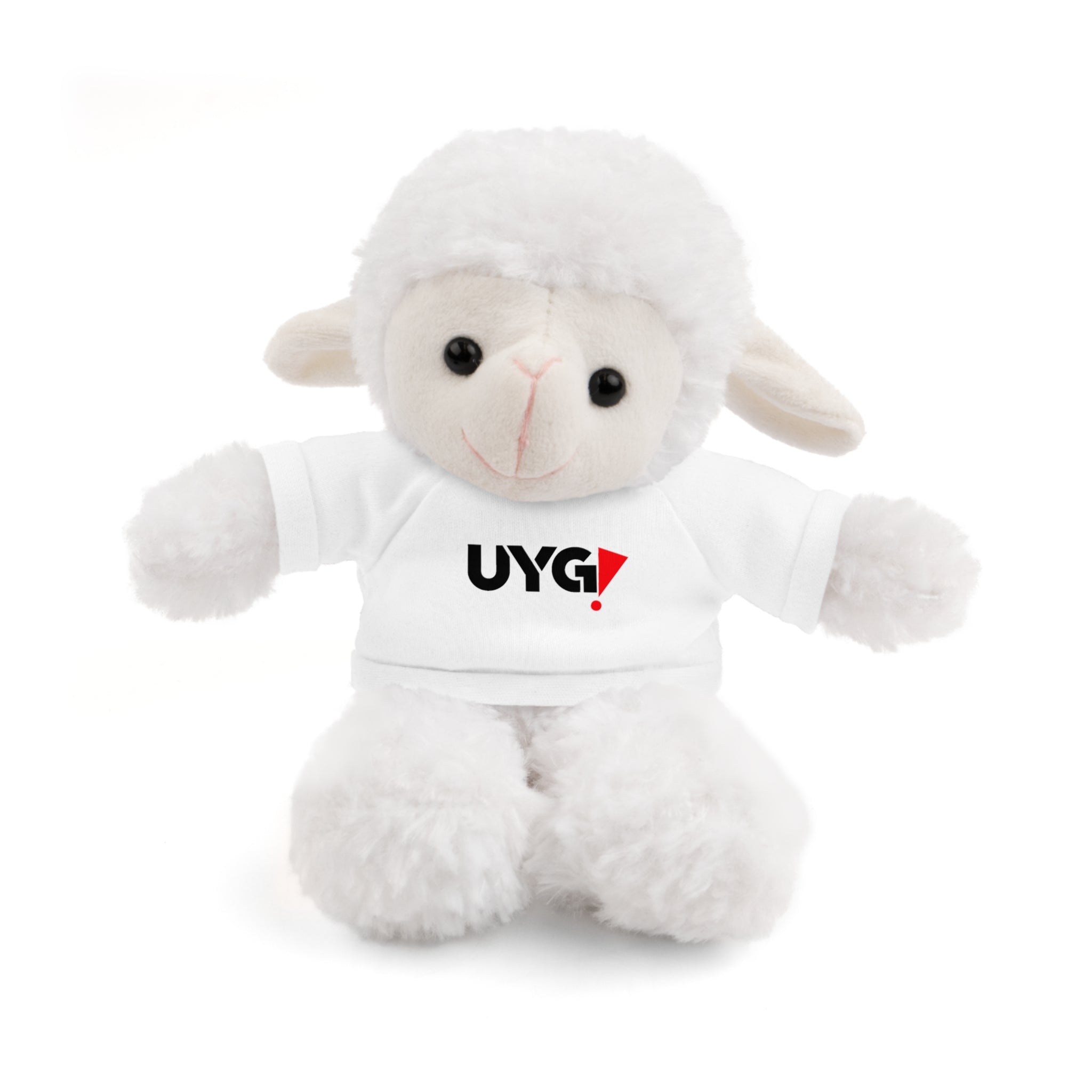 Plush Bear with 'UYG!' Tee - Soft Cuddly Stuffed Animal Gift