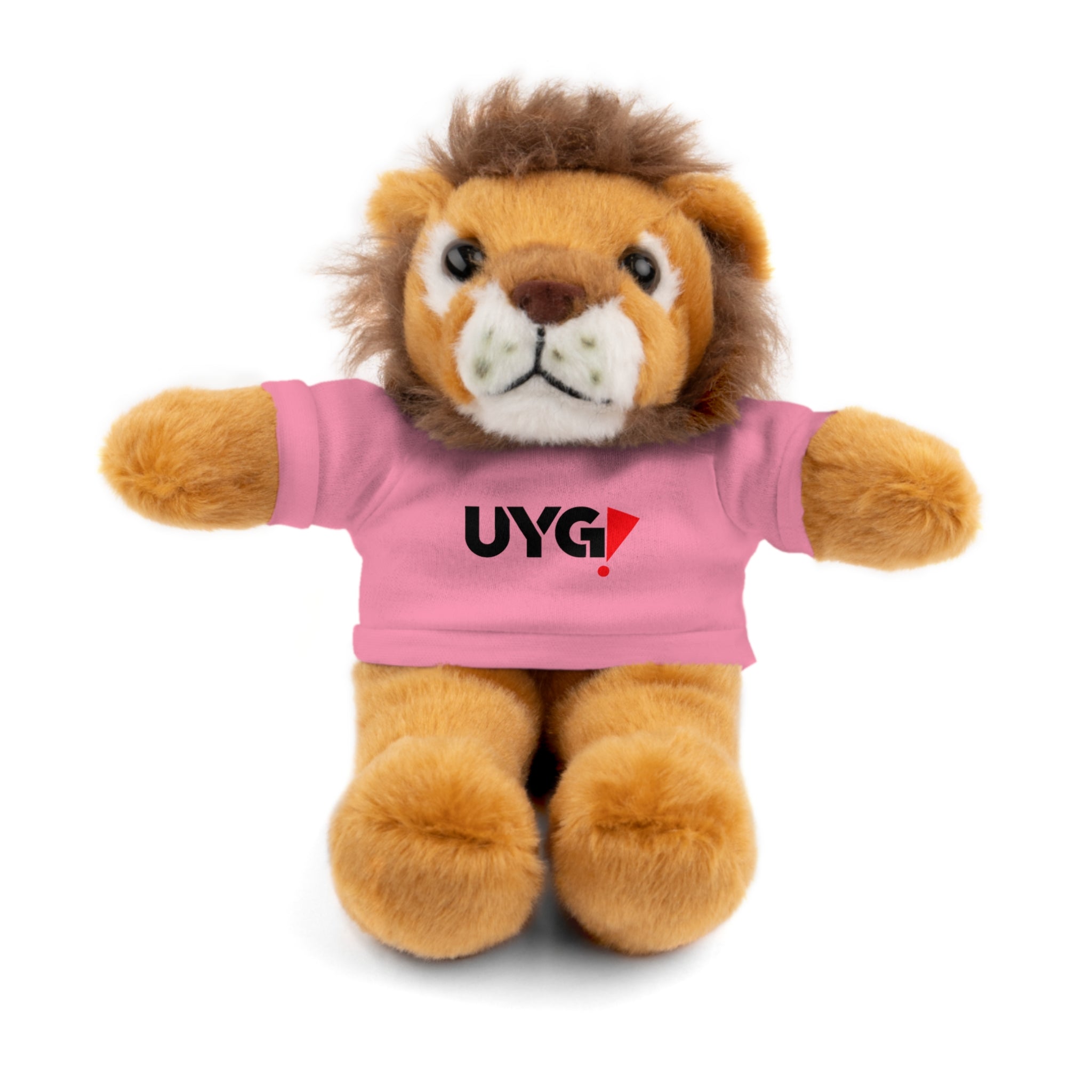 Plush Bear with 'UYG!' Tee - Soft Cuddly Stuffed Animal Gift