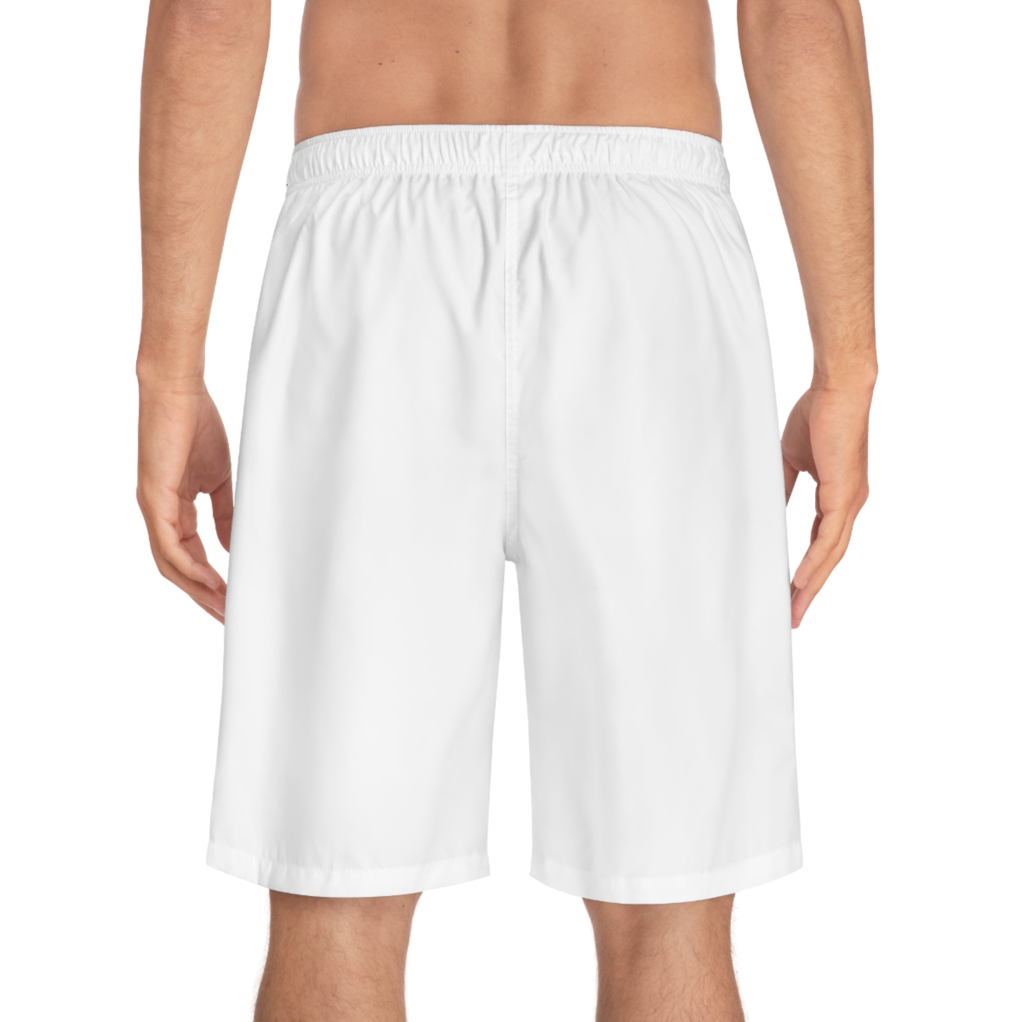 Board Shorts with Minimal Panther Logo – Men's Swim Trunks