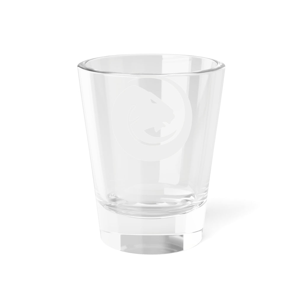 Panther Logo Shot Glass — 1.5oz Branded Shooter