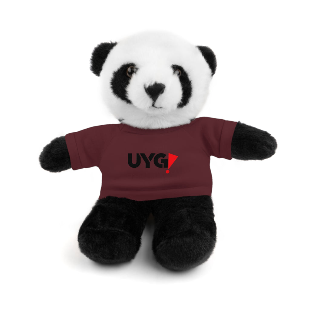 Plush Bear with 'UYG!' Tee - Soft Cuddly Stuffed Animal Gift