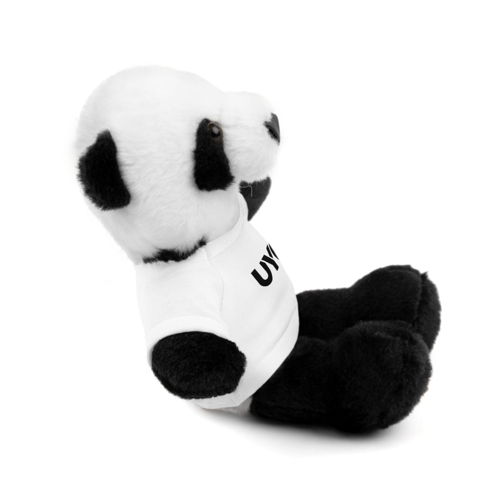 Plush Bear with 'UYG!' Tee - Soft Cuddly Stuffed Animal Gift
