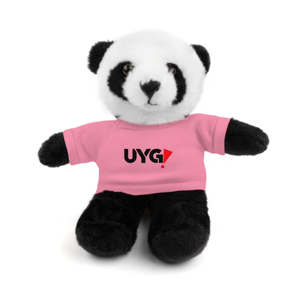 Plush Bear with 'UYG!' Tee - Soft Cuddly Stuffed Animal Gift