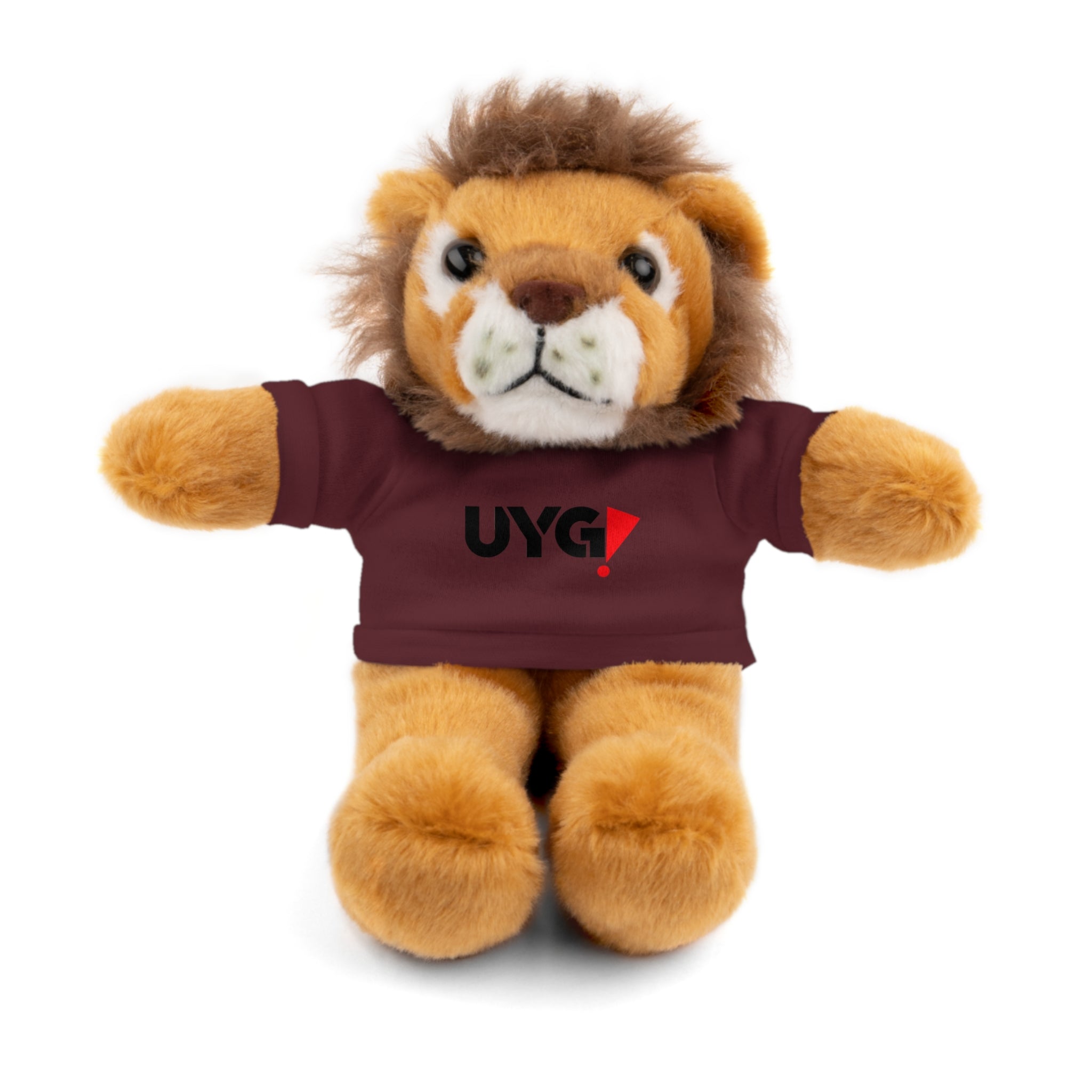 Plush Bear with 'UYG!' Tee - Soft Cuddly Stuffed Animal Gift