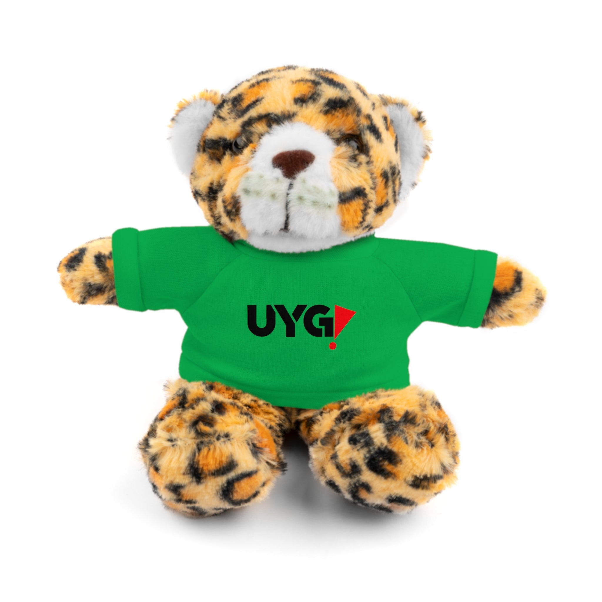 Plush Bear with 'UYG!' Tee - Soft Cuddly Stuffed Animal Gift