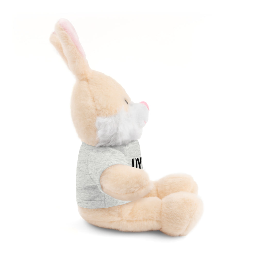 Plush Bear with 'UYG!' Tee - Soft Cuddly Stuffed Animal Gift