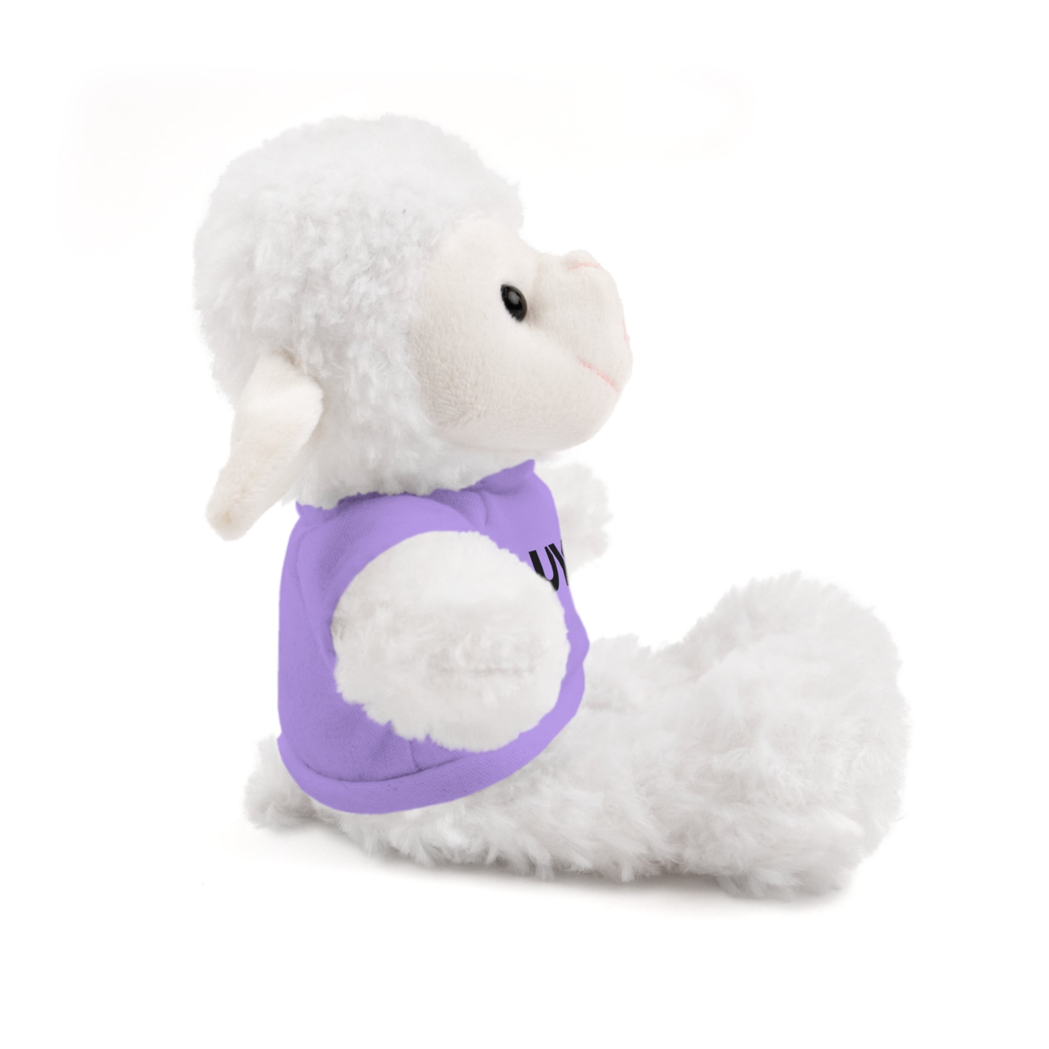 Plush Bear with 'UYG!' Tee - Soft Cuddly Stuffed Animal Gift