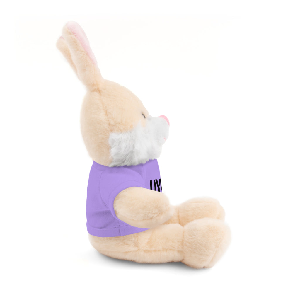 Plush Bear with 'UYG!' Tee - Soft Cuddly Stuffed Animal Gift