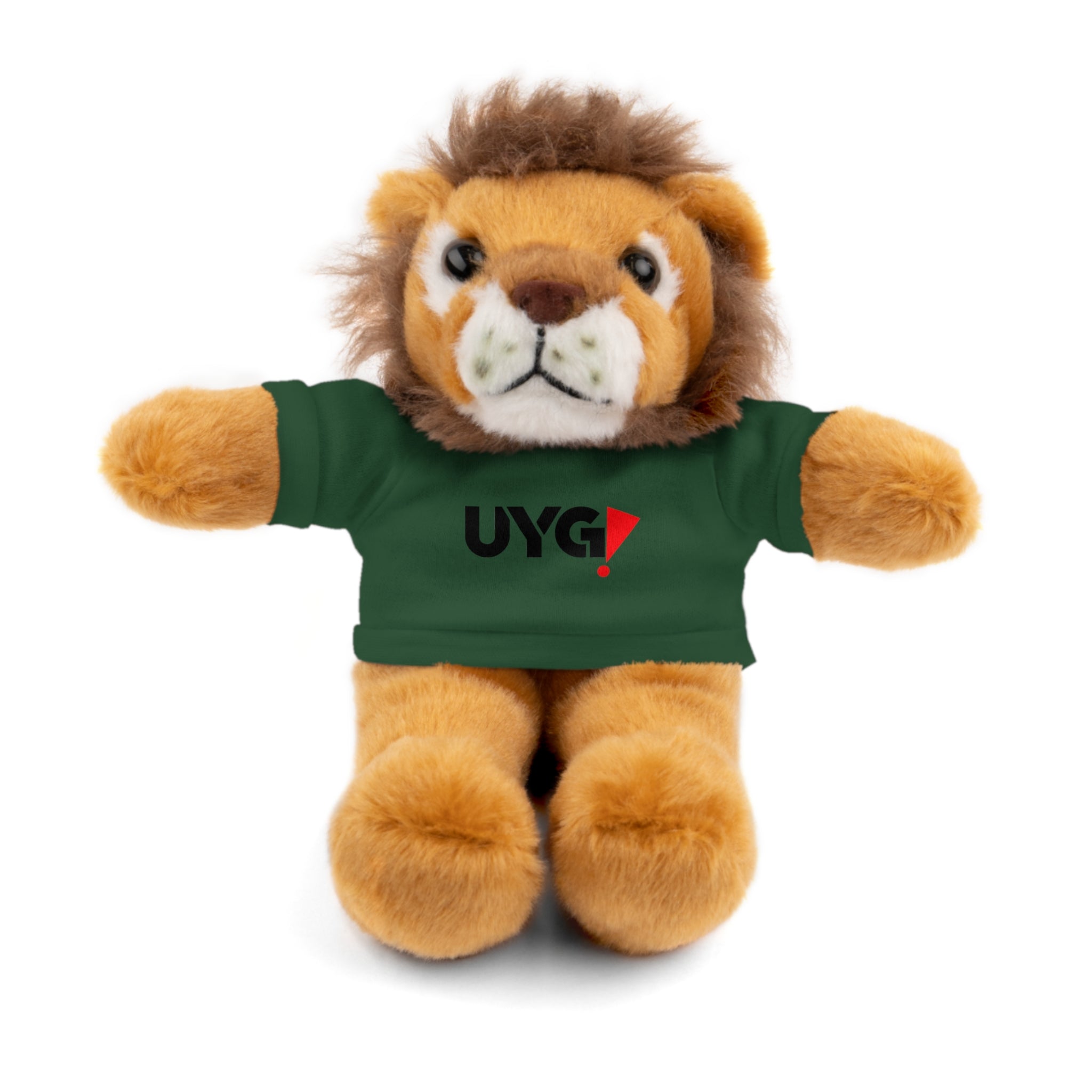 Plush Bear with 'UYG!' Tee - Soft Cuddly Stuffed Animal Gift