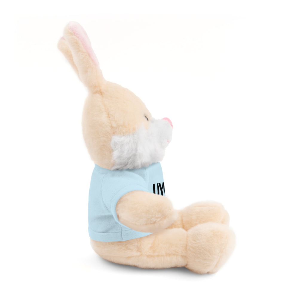 Plush Bear with 'UYG!' Tee - Soft Cuddly Stuffed Animal Gift