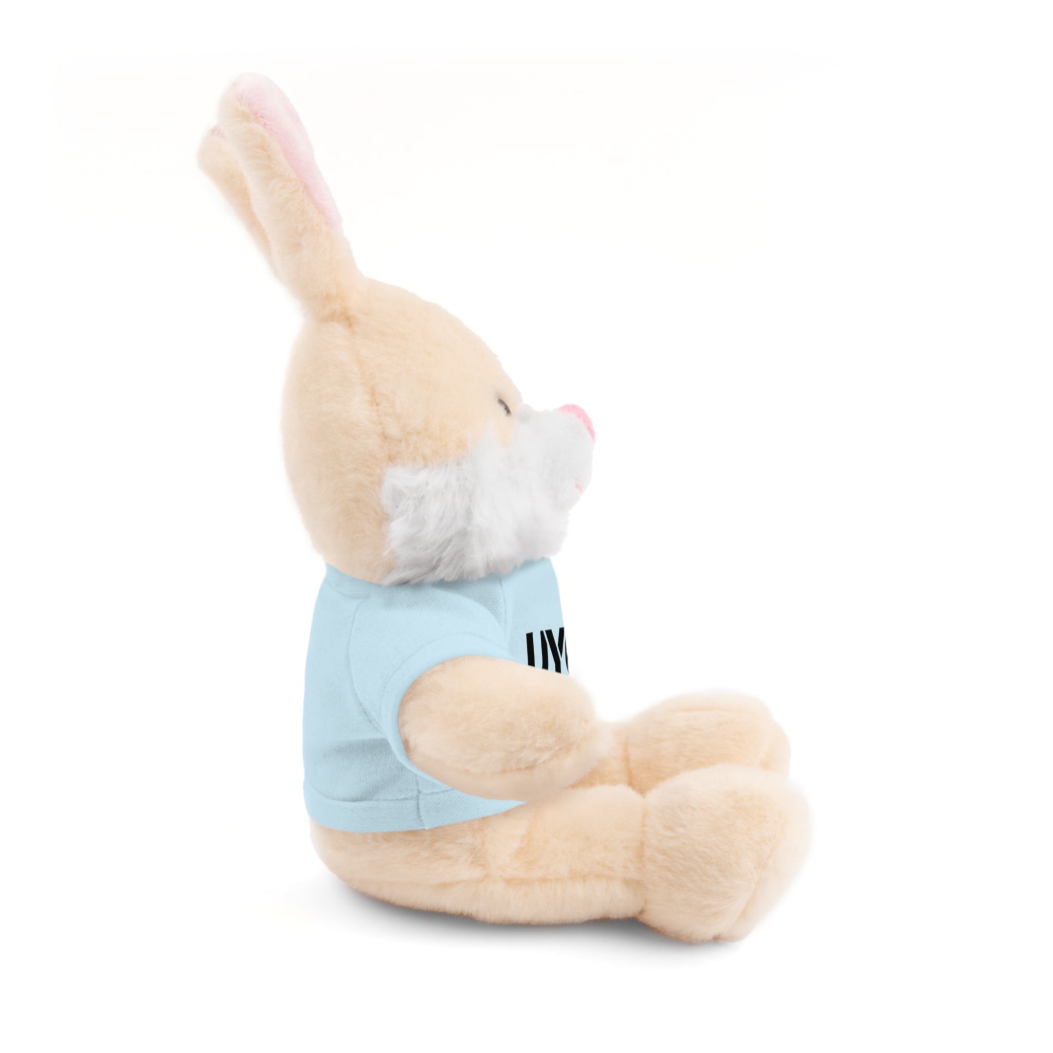 Plush Bear with 'UYG!' Tee - Soft Cuddly Stuffed Animal Gift
