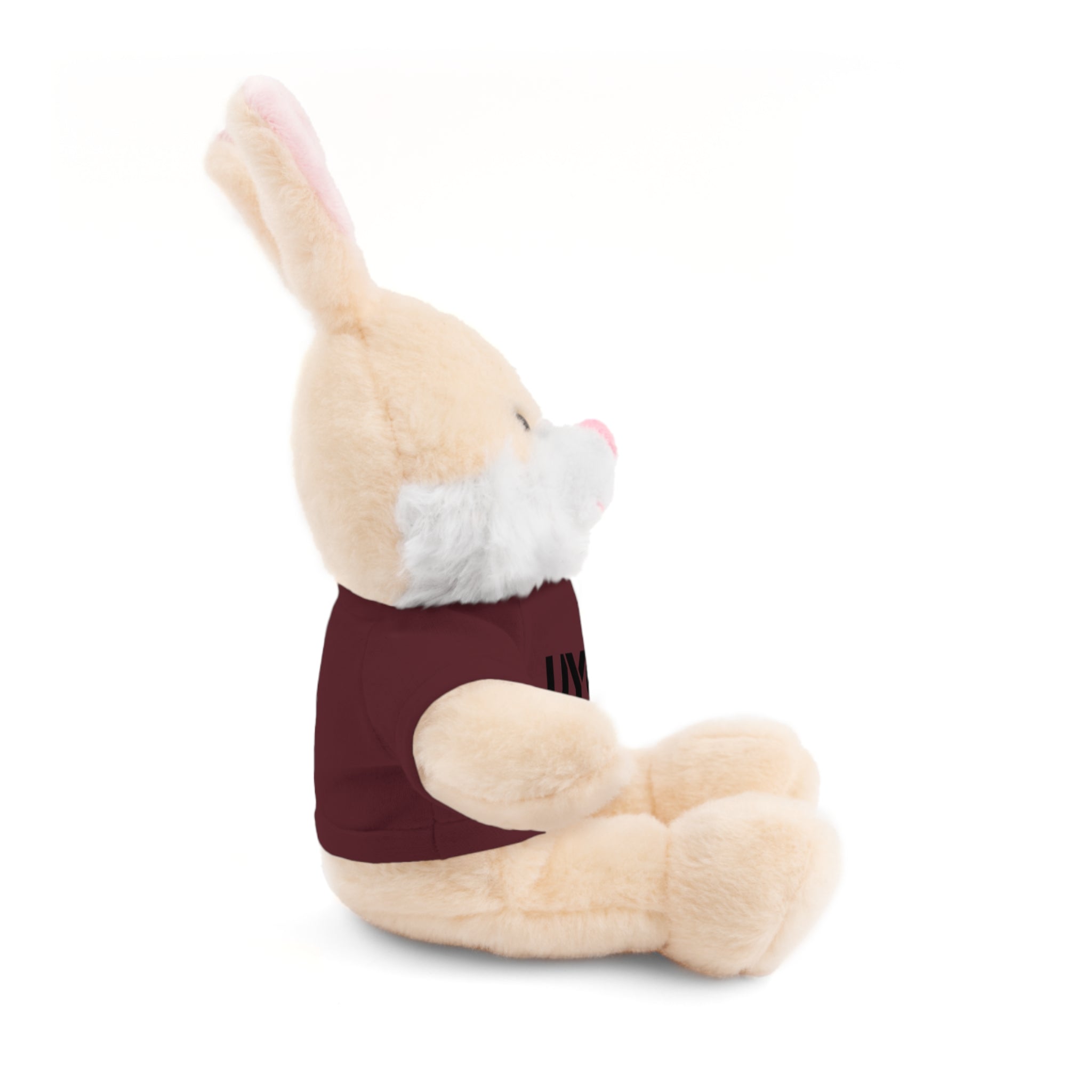 Plush Bear with 'UYG!' Tee - Soft Cuddly Stuffed Animal Gift