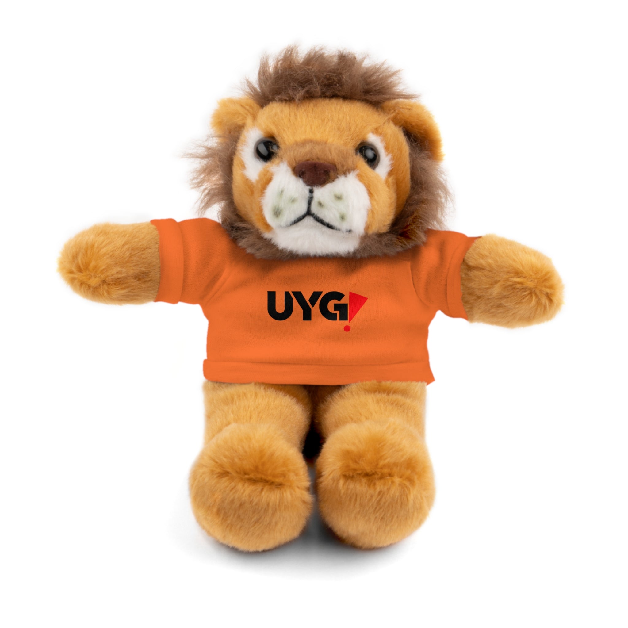 Plush Bear with 'UYG!' Tee - Soft Cuddly Stuffed Animal Gift