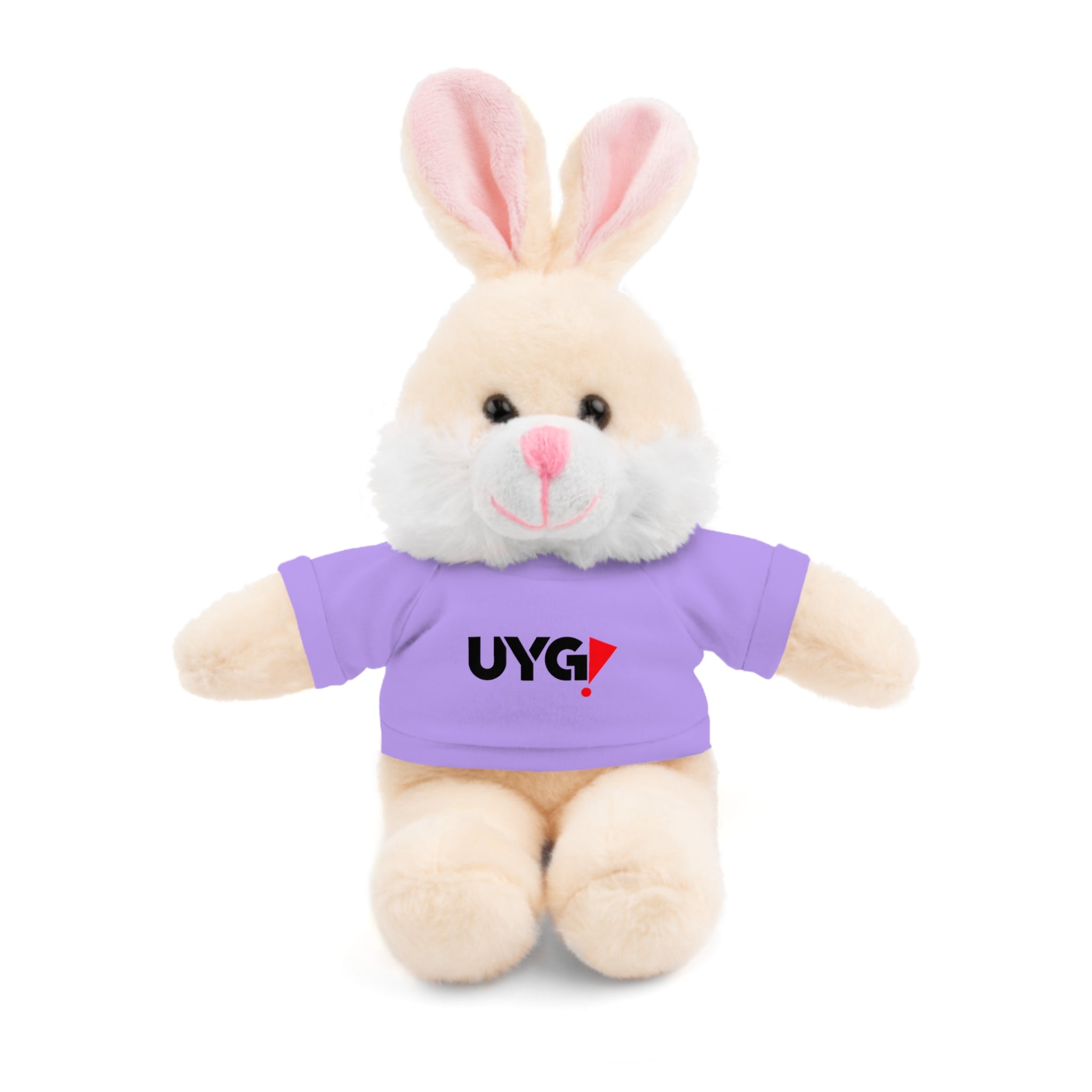 Plush Bear with 'UYG!' Tee - Soft Cuddly Stuffed Animal Gift