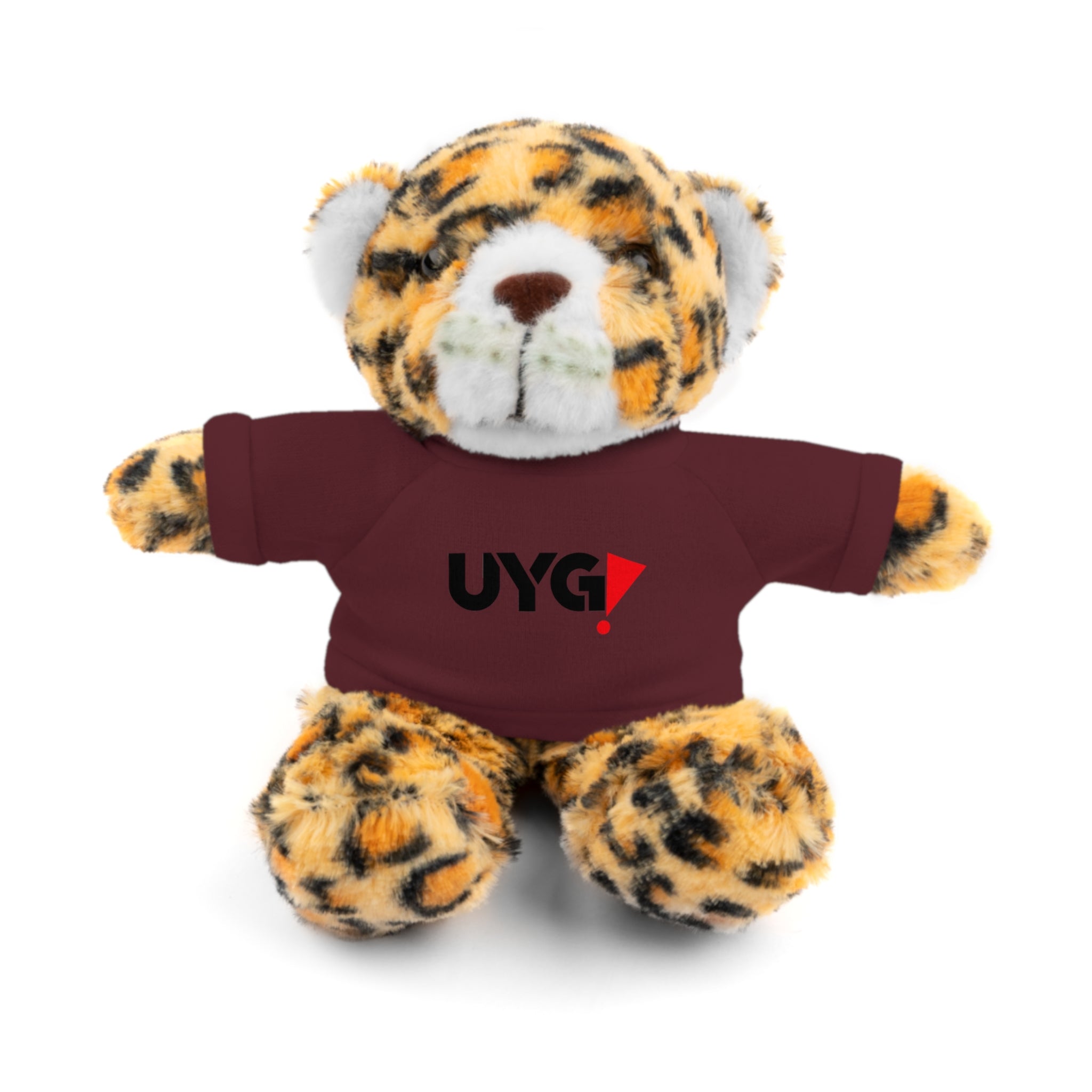 Plush Bear with 'UYG!' Tee - Soft Cuddly Stuffed Animal Gift