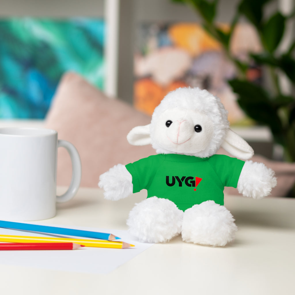 Plush Bear with 'UYG!' Tee - Soft Cuddly Stuffed Animal Gift